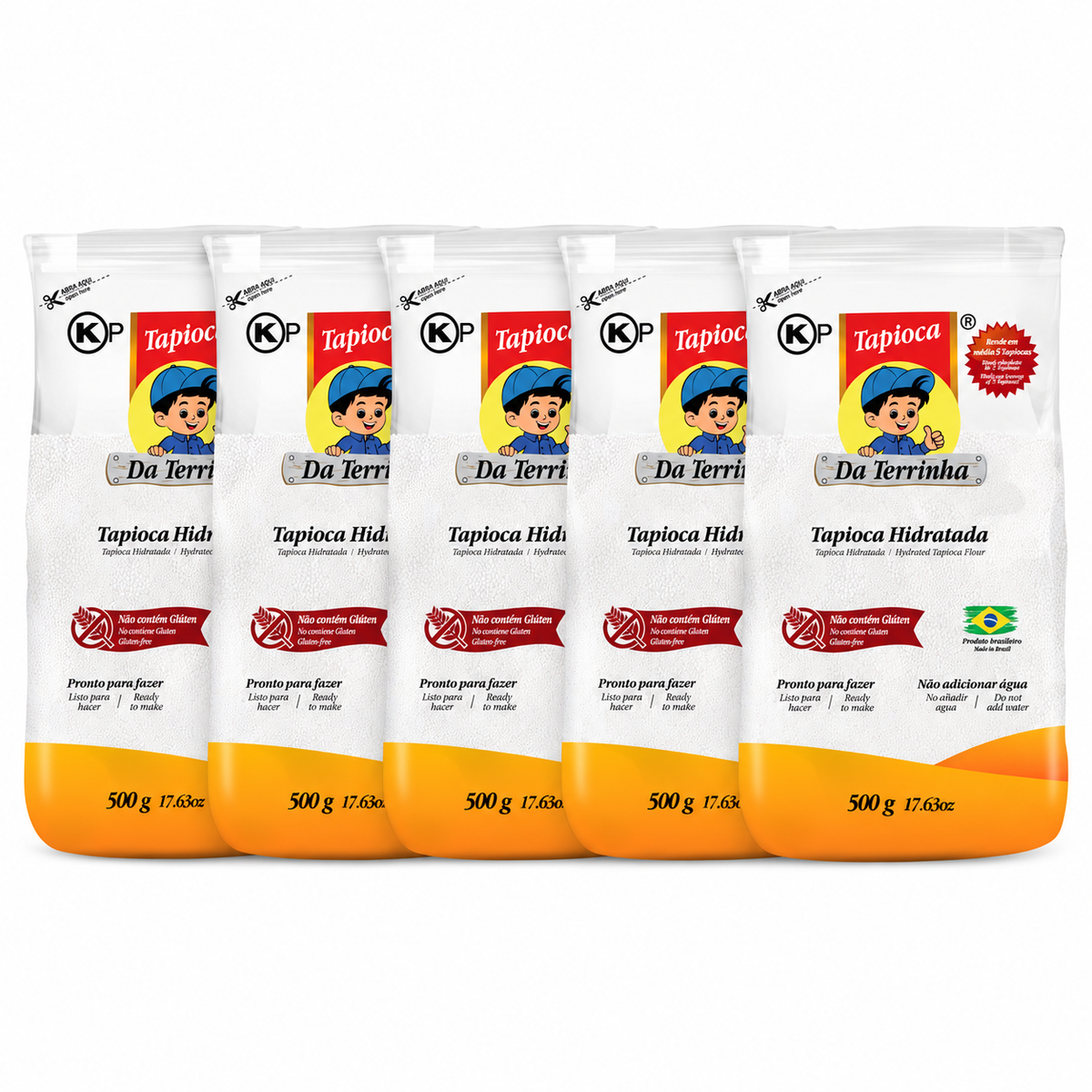 Combo - Tapioca idratata DA TERRINHA - 500g - 2 unità