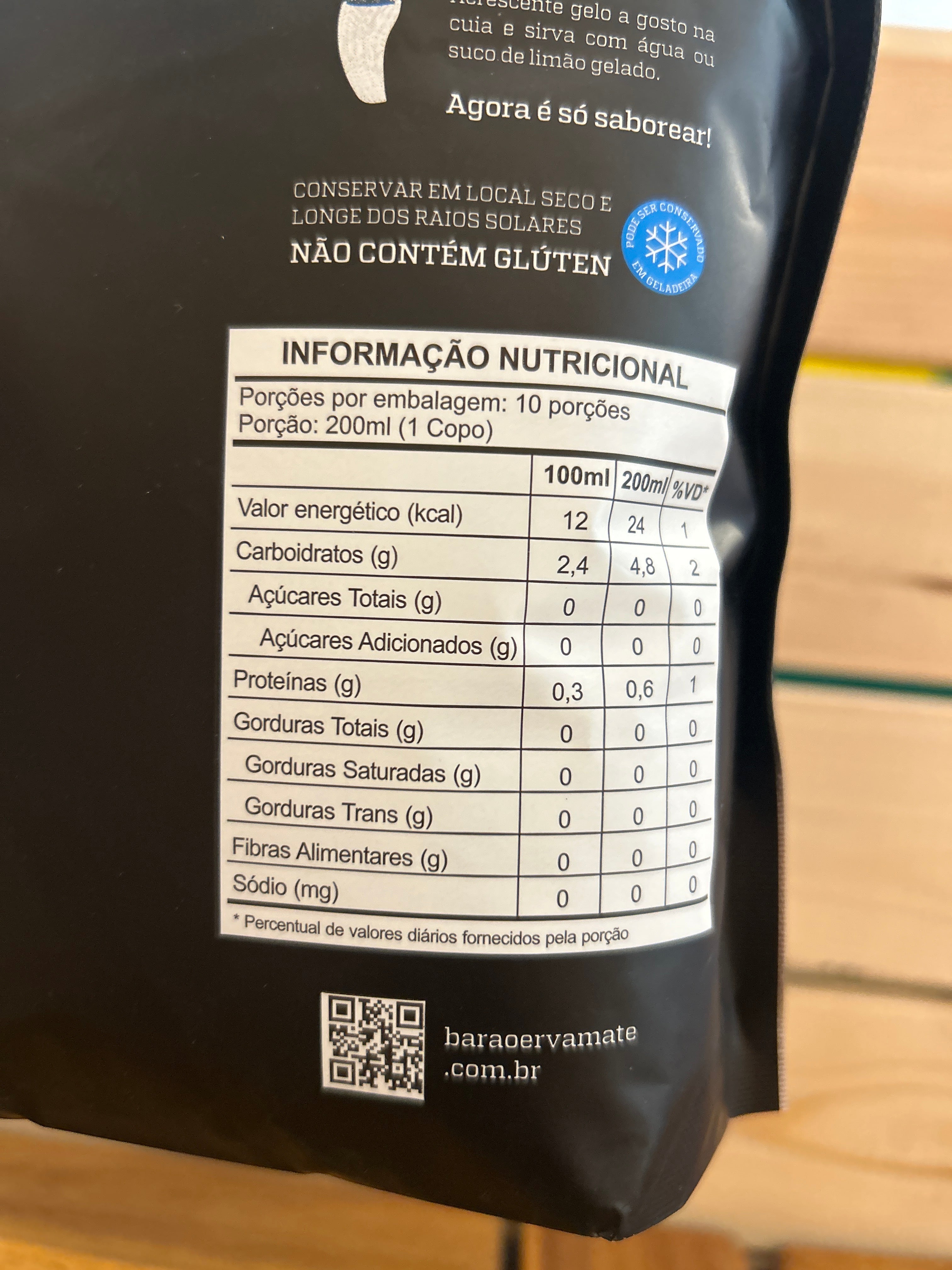 Yerba mate for tereré Mint and boldo (Yerba Mate for Tereré Mint and Boldo) BARÃO - 500g