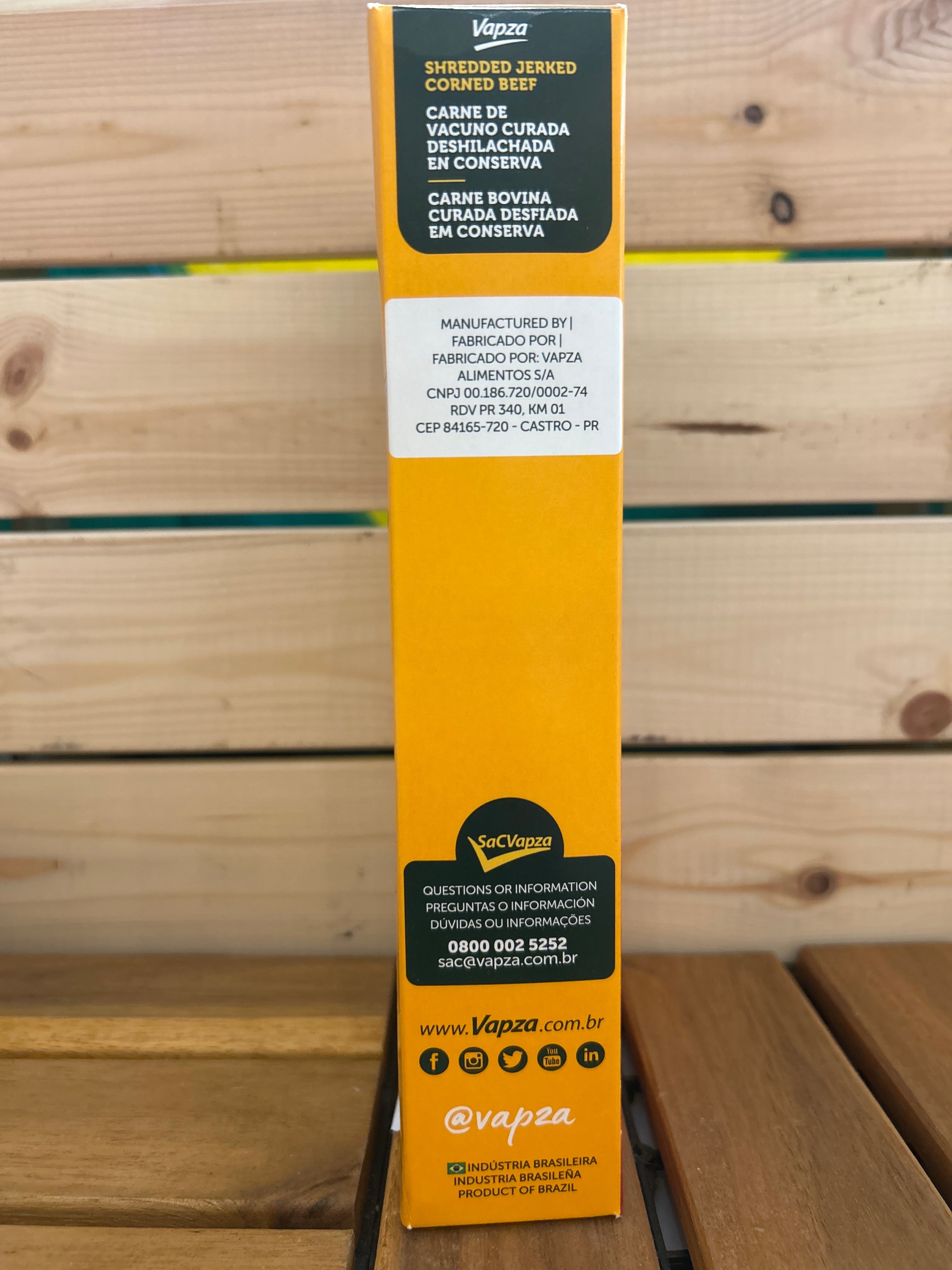 Carne Secca Sfilacciata Cotta (Carne Seca Desfiada Cozida) - VAPZA - 400g
