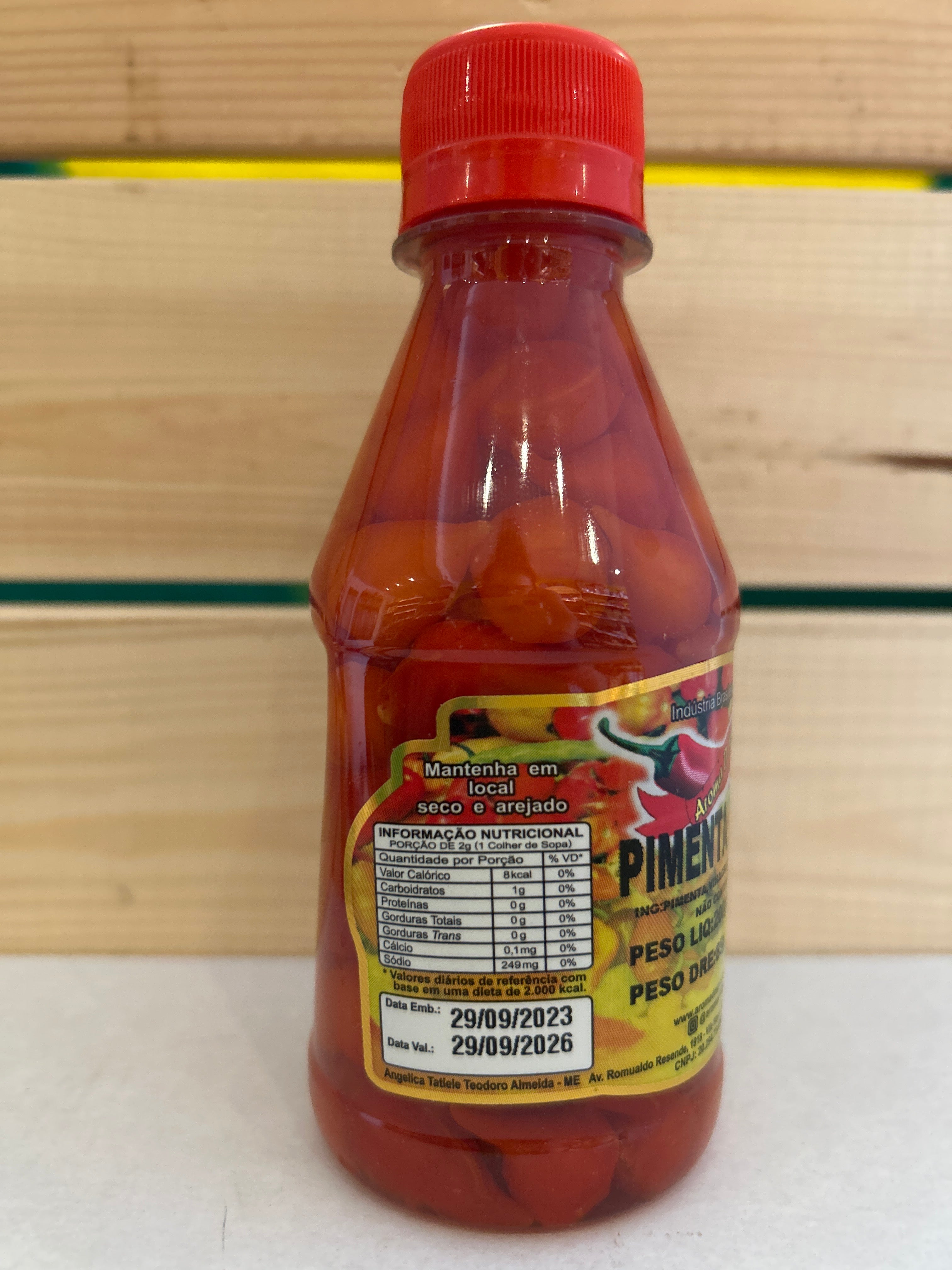 Piments Biquinho Rouge (Pimenta Biquinho Vermelha (Pimenta de bico))- AROMA DE MINAS - 85g