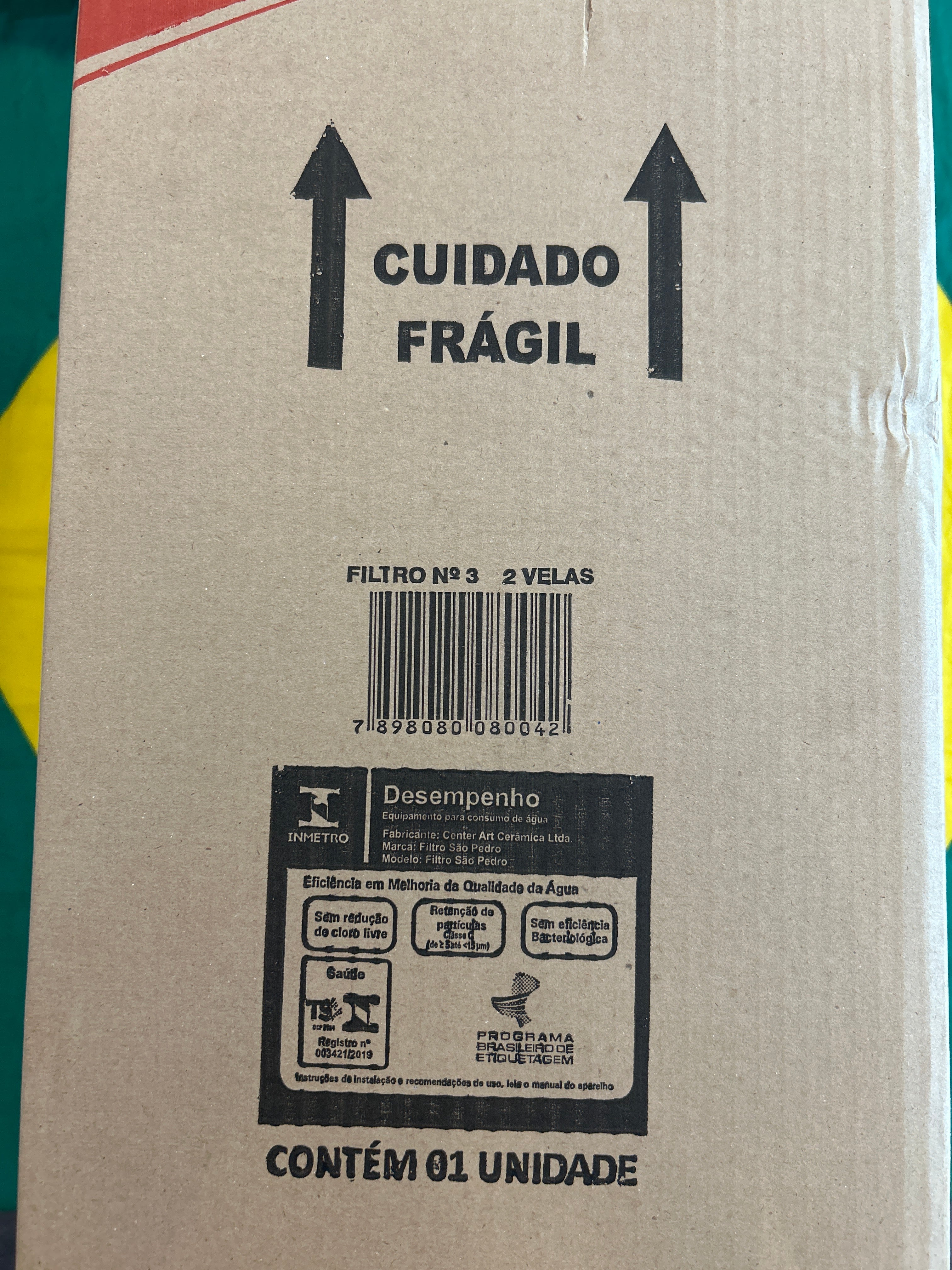 Filtre en Argile - (Filtro de Barro) - SÃO PEDRO - 8L