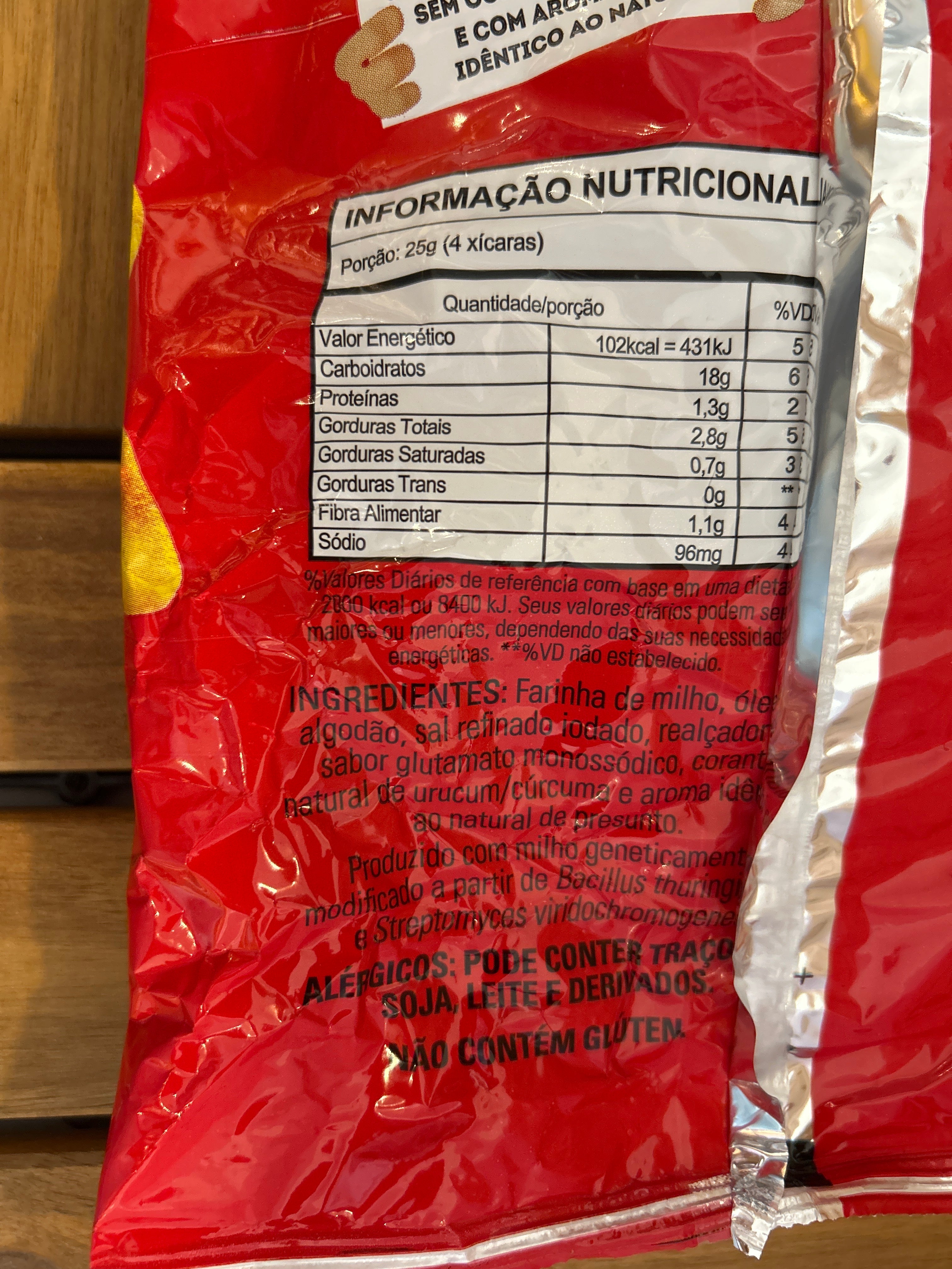 Snack saveur jambon (Salgadinho Xipão Presunto) - ARITANA - 120g