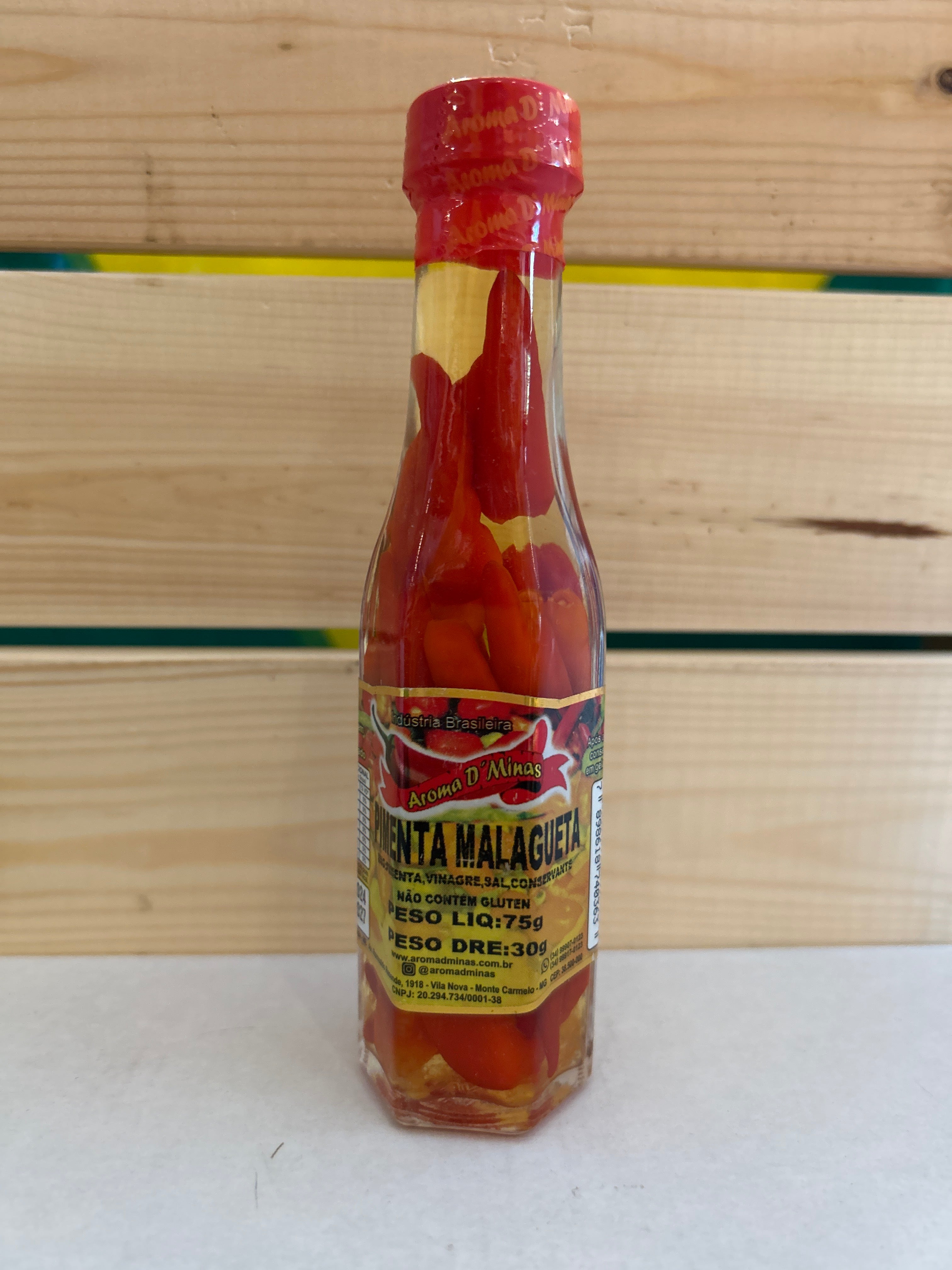 Piments Malagueta Rouge (Pimenta Malagueta Vermelha)- AROMA DE MINAS - 30g