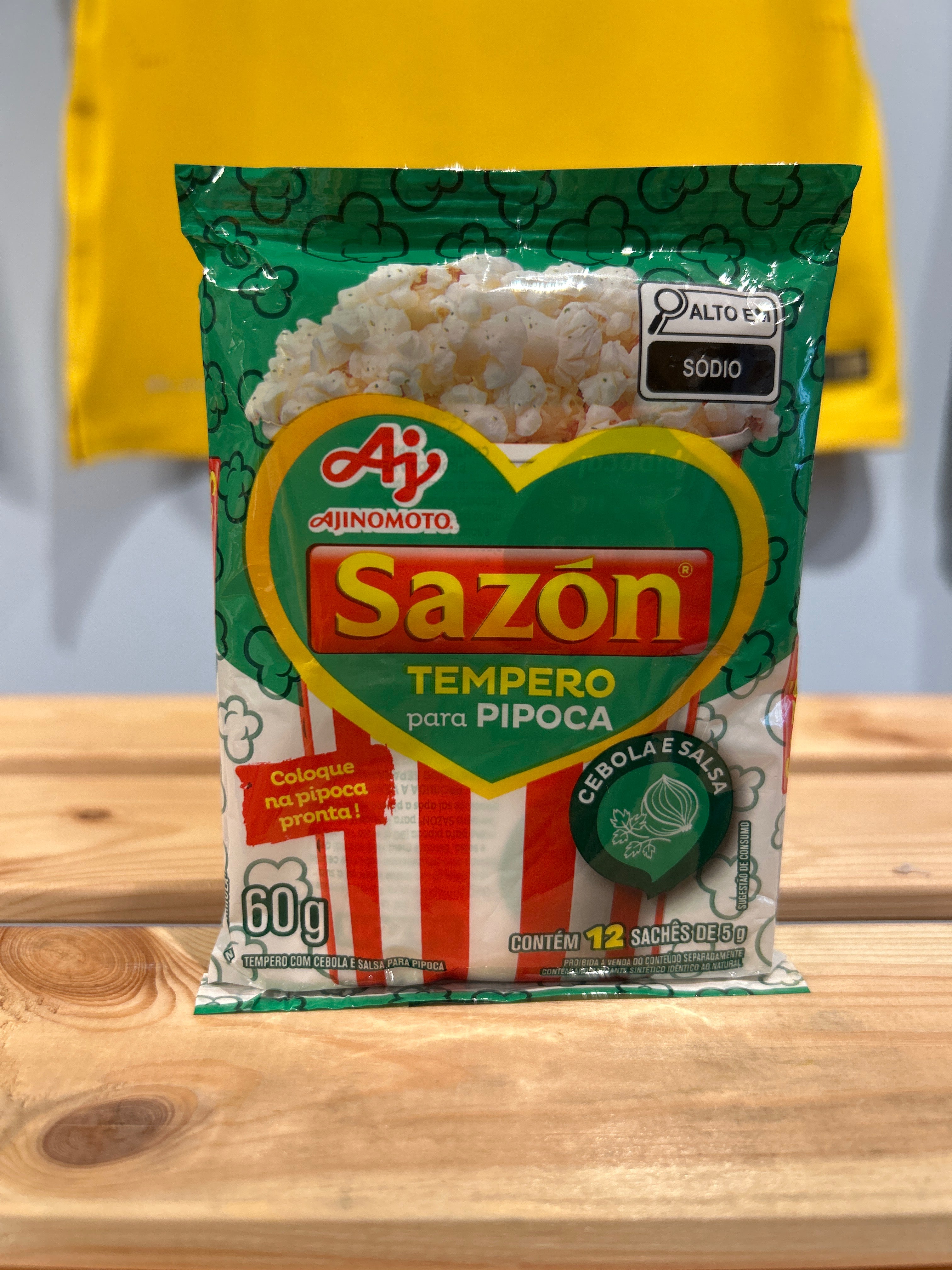 Assaisonnement pour pop corn ( oignon et persil ) Tempero para Pipoca Cebola e Salsa - SAZÓN - 60g - Promoção