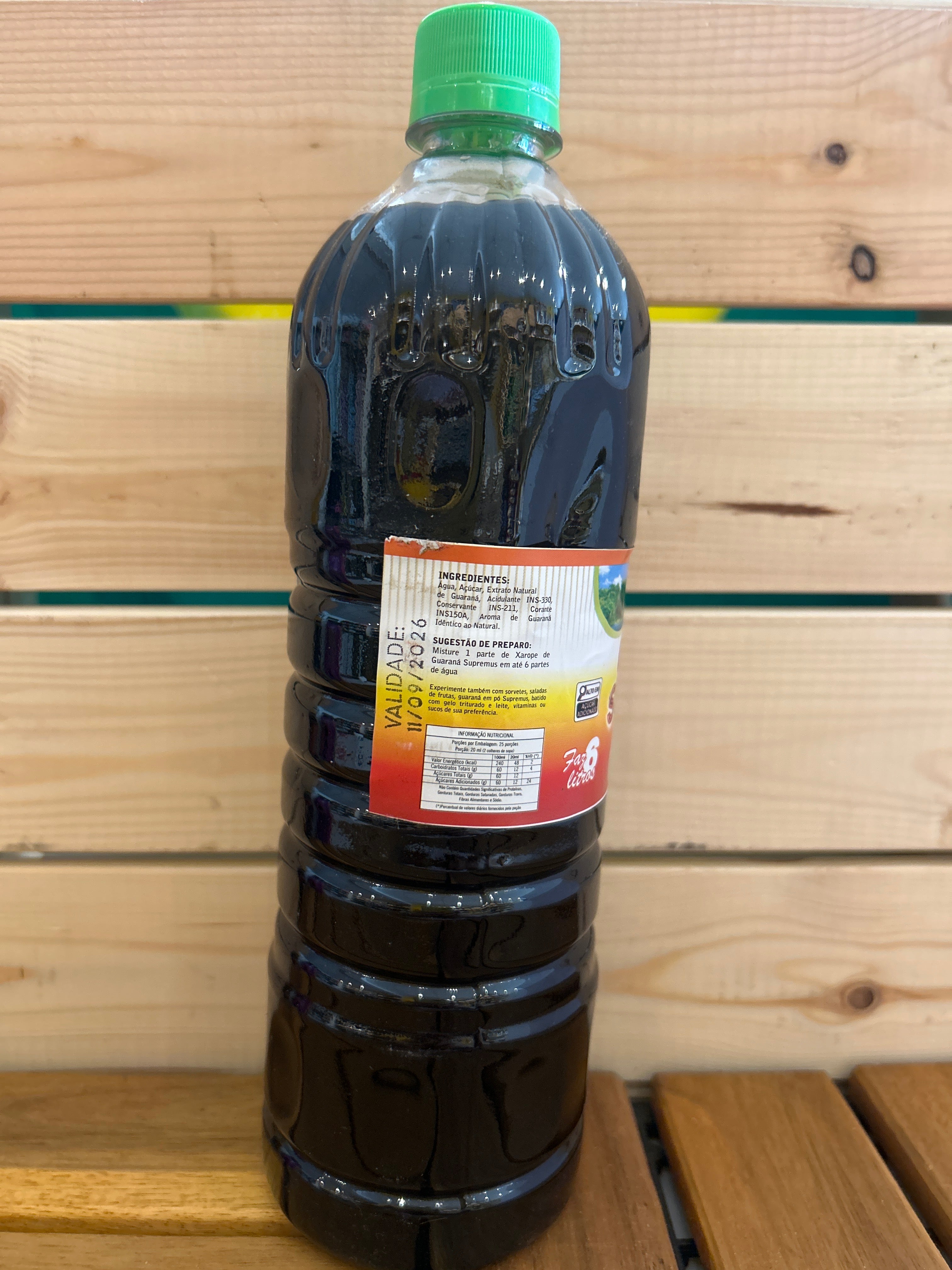 Sirop de Guaraná (Xarope de Guaraná) - SUPREME - 1L