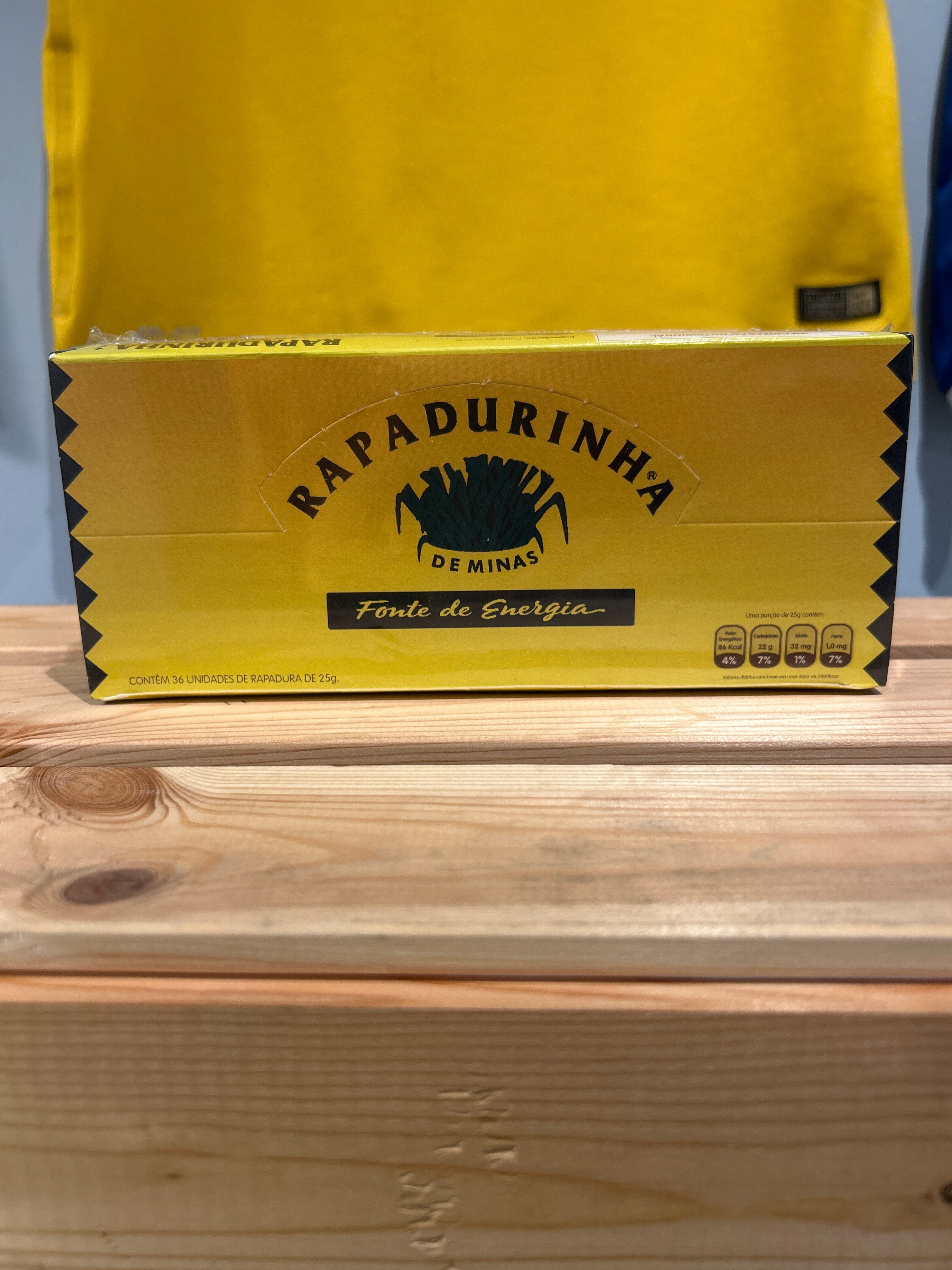 "Jaggery" Rapadurinha from Minas - 36 x 25g Rapadurinha from Minas - 900g