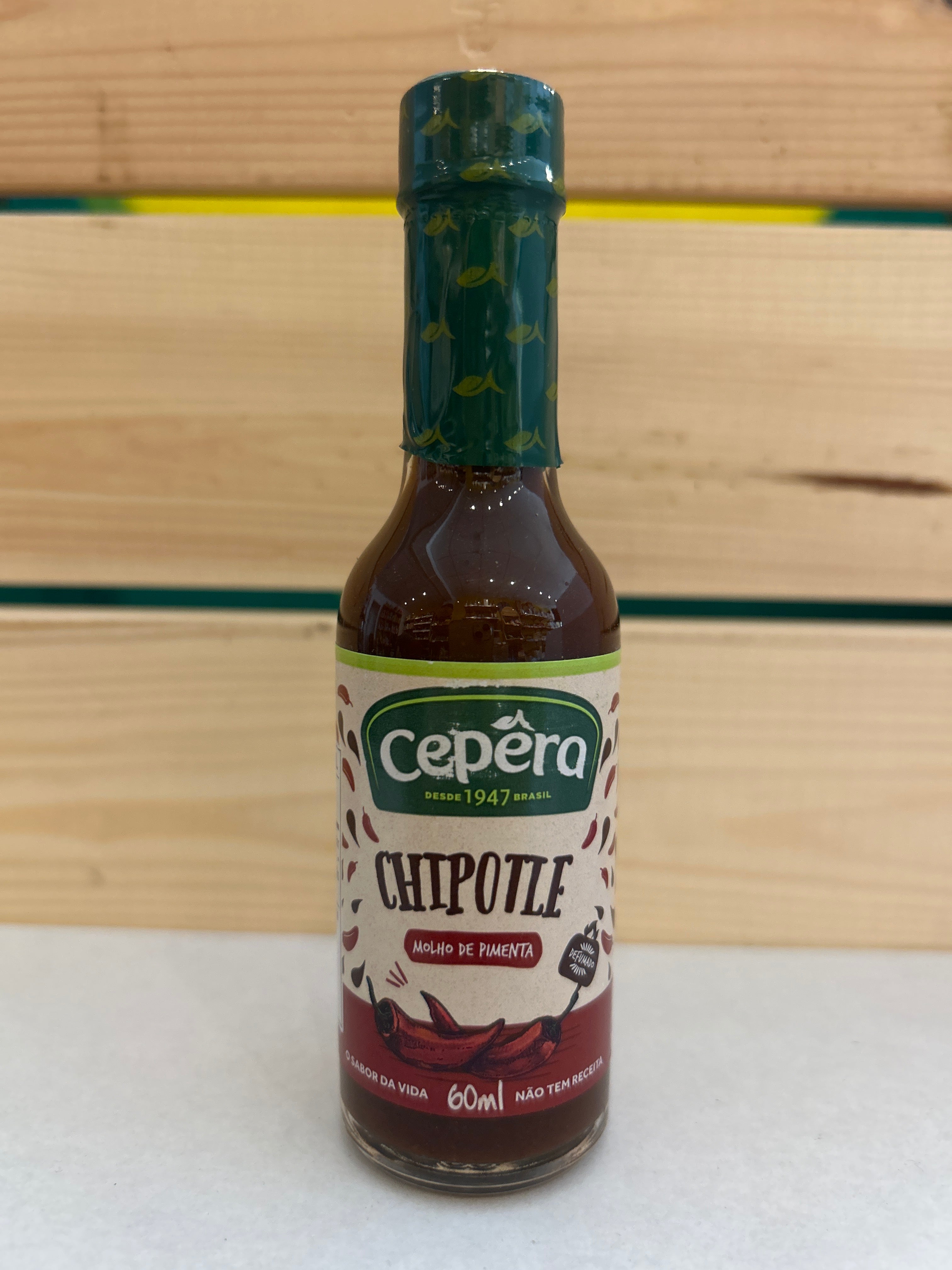 Sauce Piment Chipotle (Molho de Pimenta Chipotle) - CEPÊRA - 60ml
