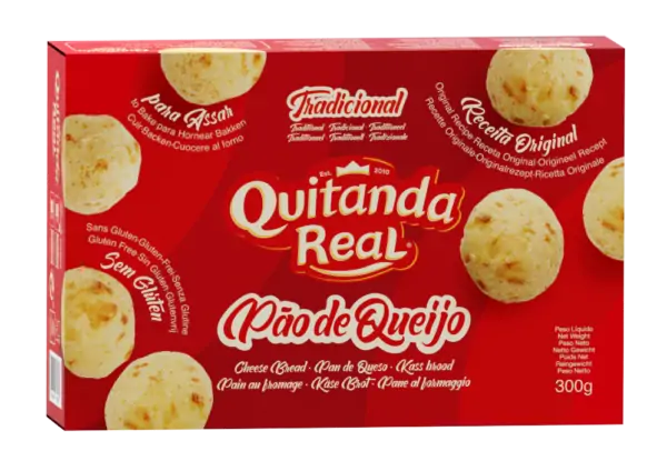 Pain au fromage traditionnel - Produit surgelé (Pão de Queijo Tradicional Congelado) - PÃO DE QUEIJO - 300 g (Surgelé)