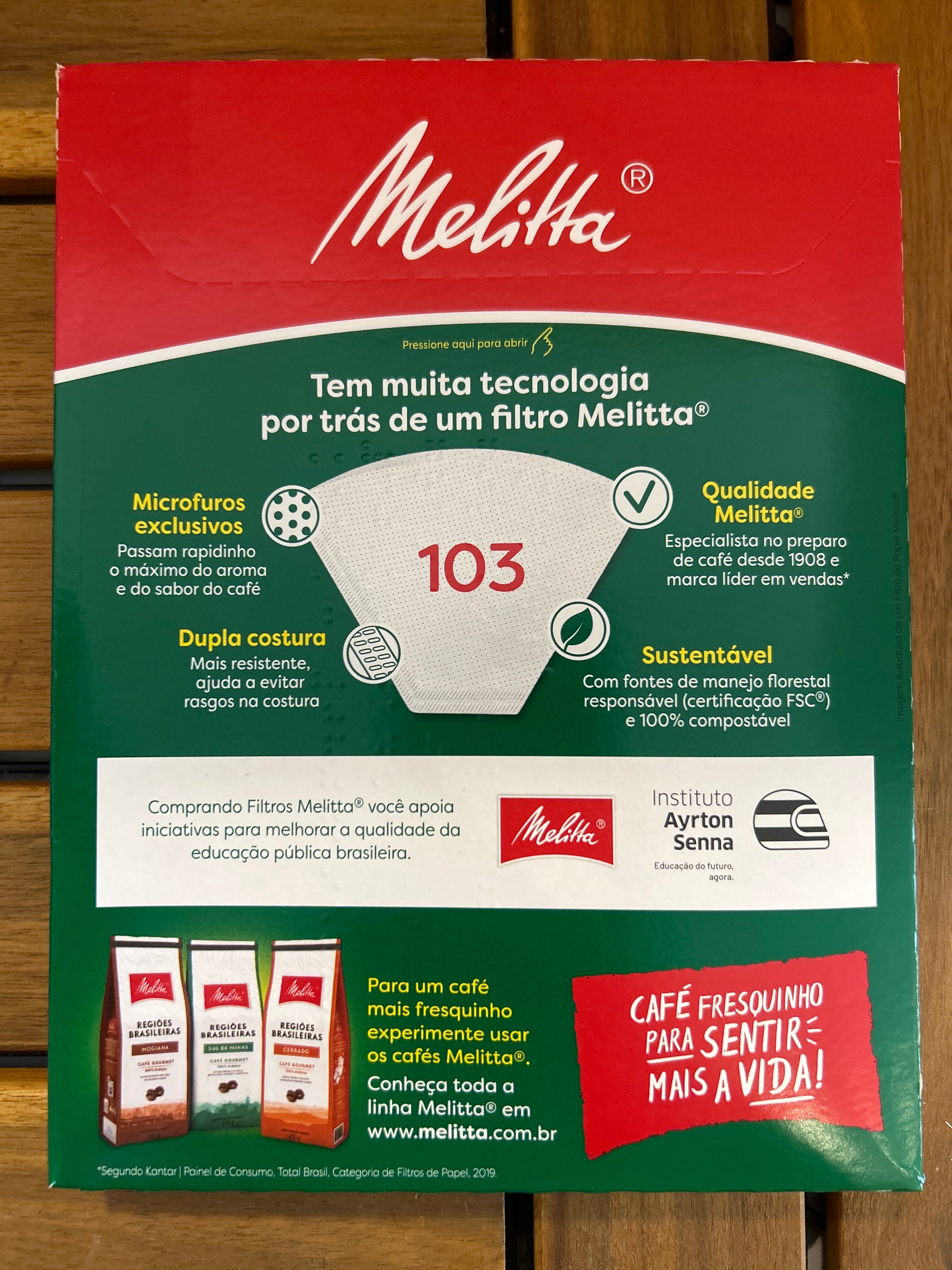 Filtres à café (Filtro de Papel 103) - MELITTA