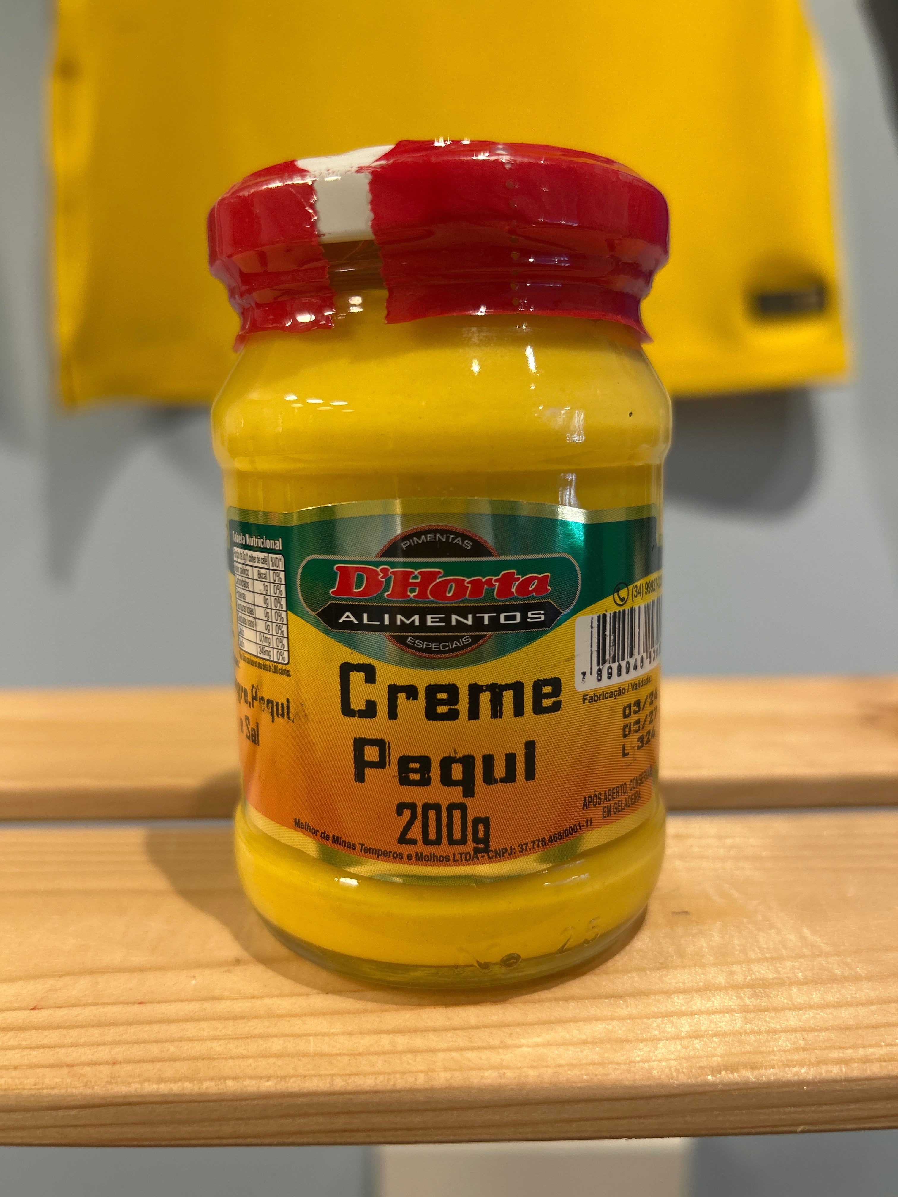 Pequi Cream (Pequi Cream) - D'HORTA - 200g