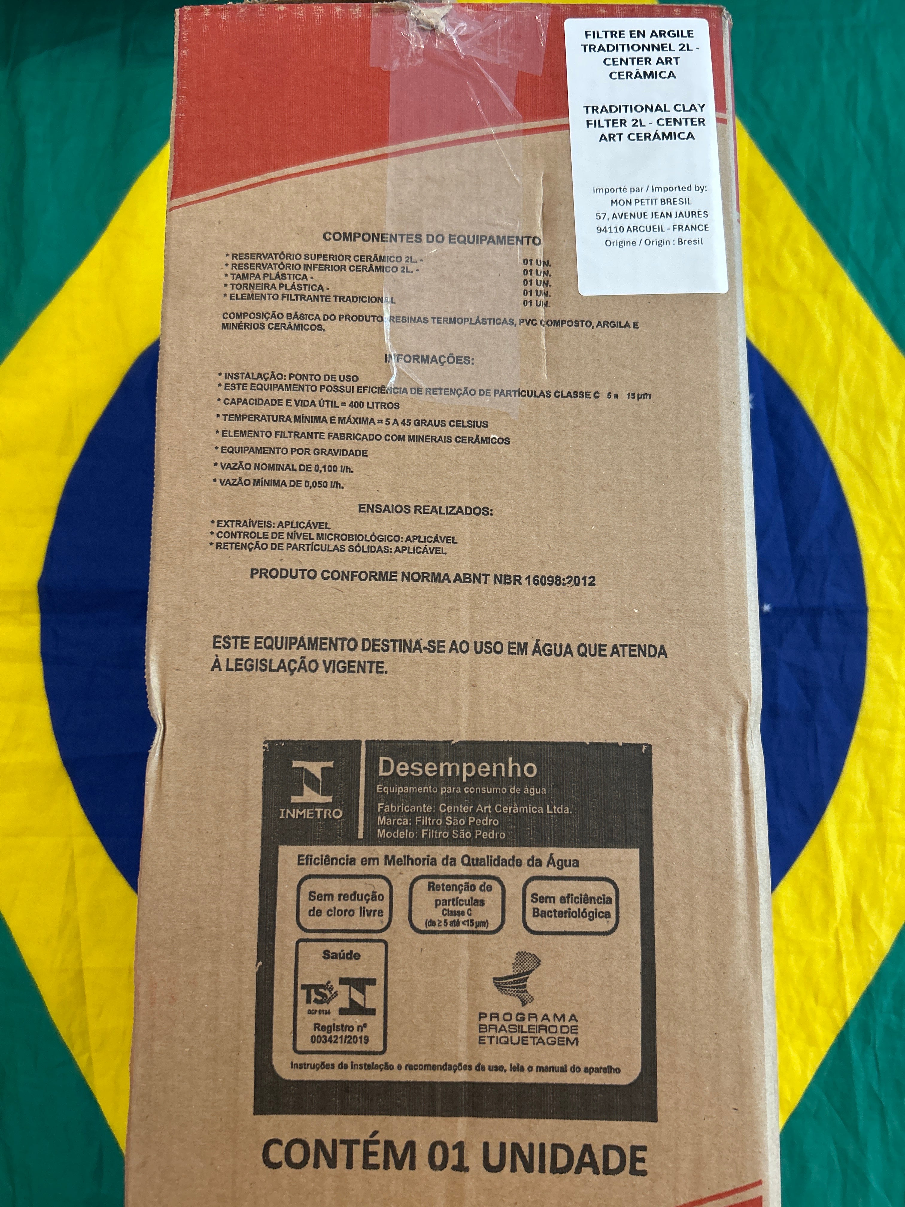 Clay Filter - (Clay Filter) - SÃO PEDRO - 2L
