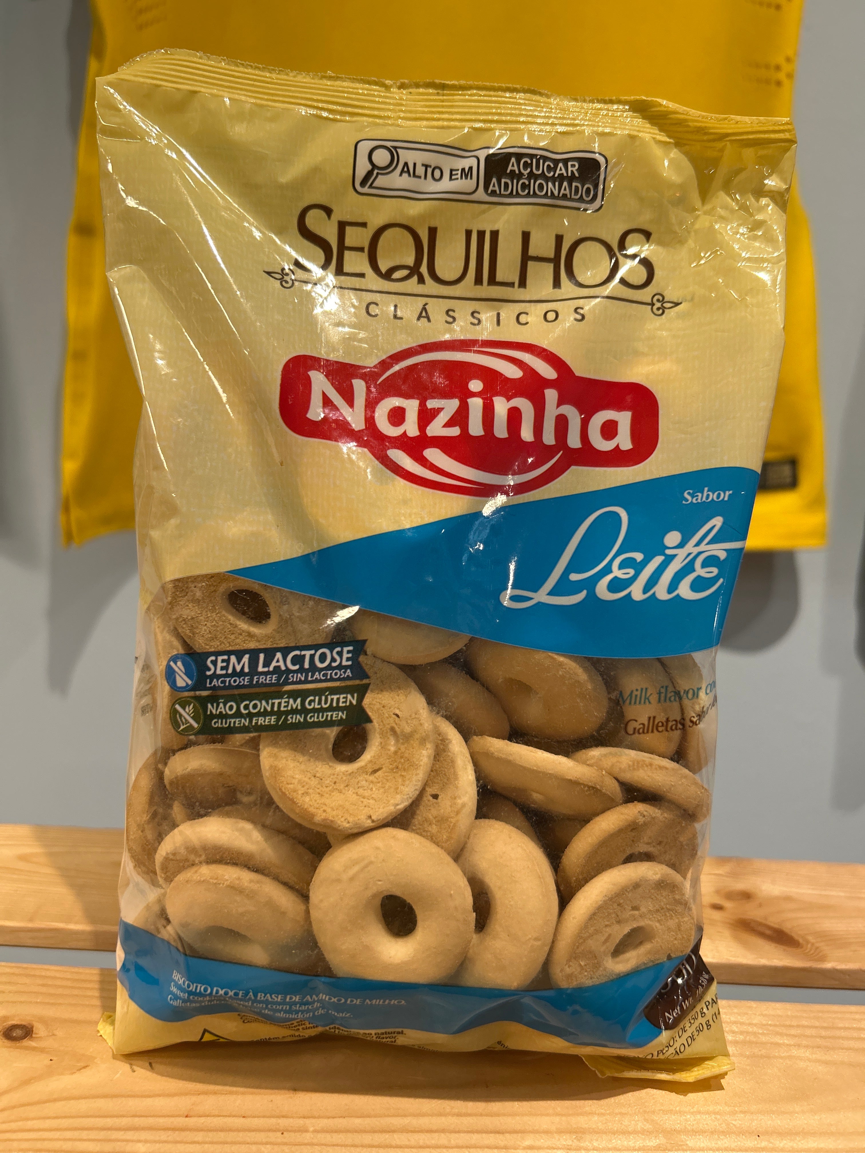 Biscuits Sequilho au Lait (Milk Sequilho Biscuit) - Nazinha - 300g