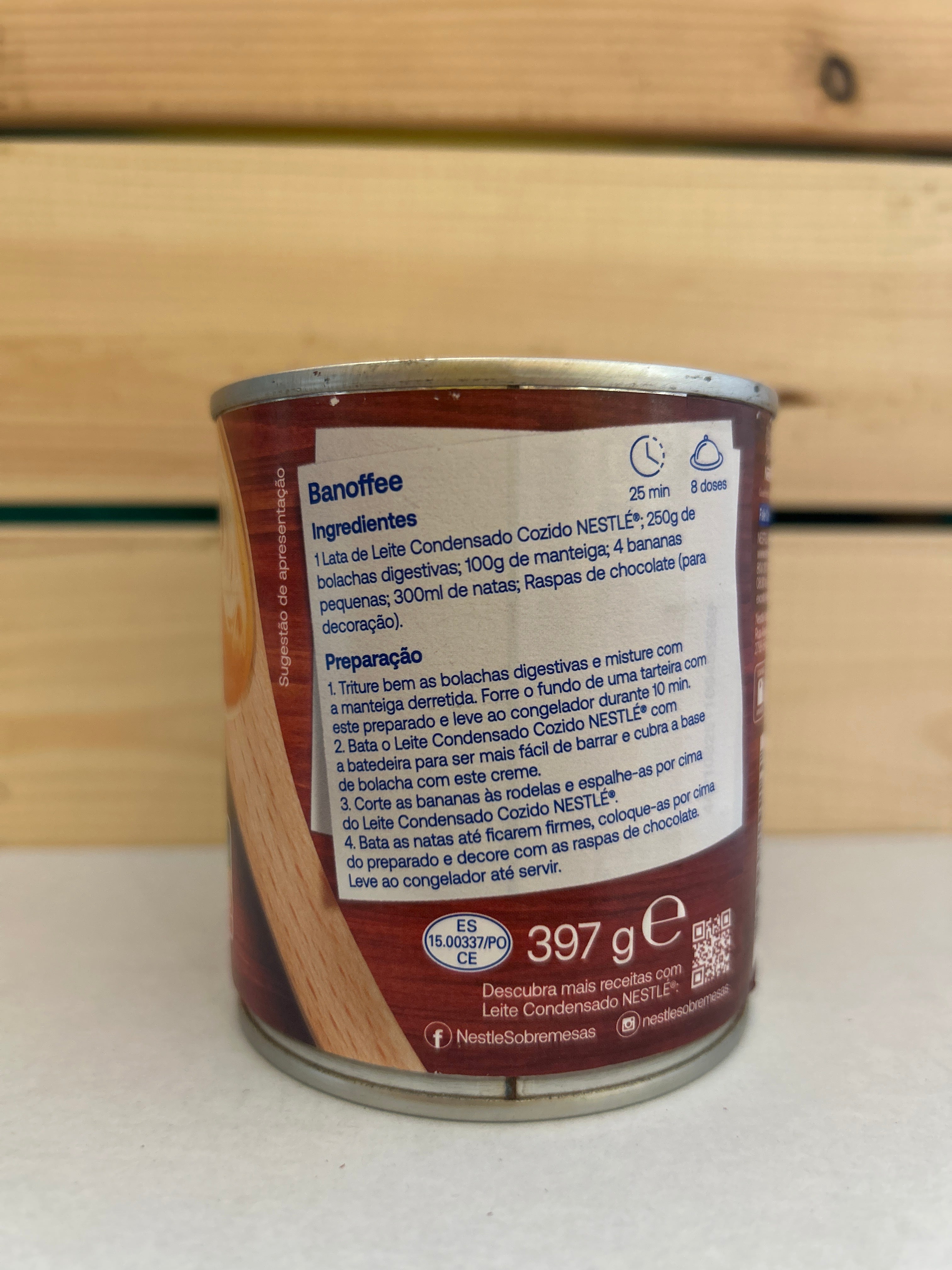 Lait concentré cuit (Leite Condensado Cozido) - NESTLÉ - 397g