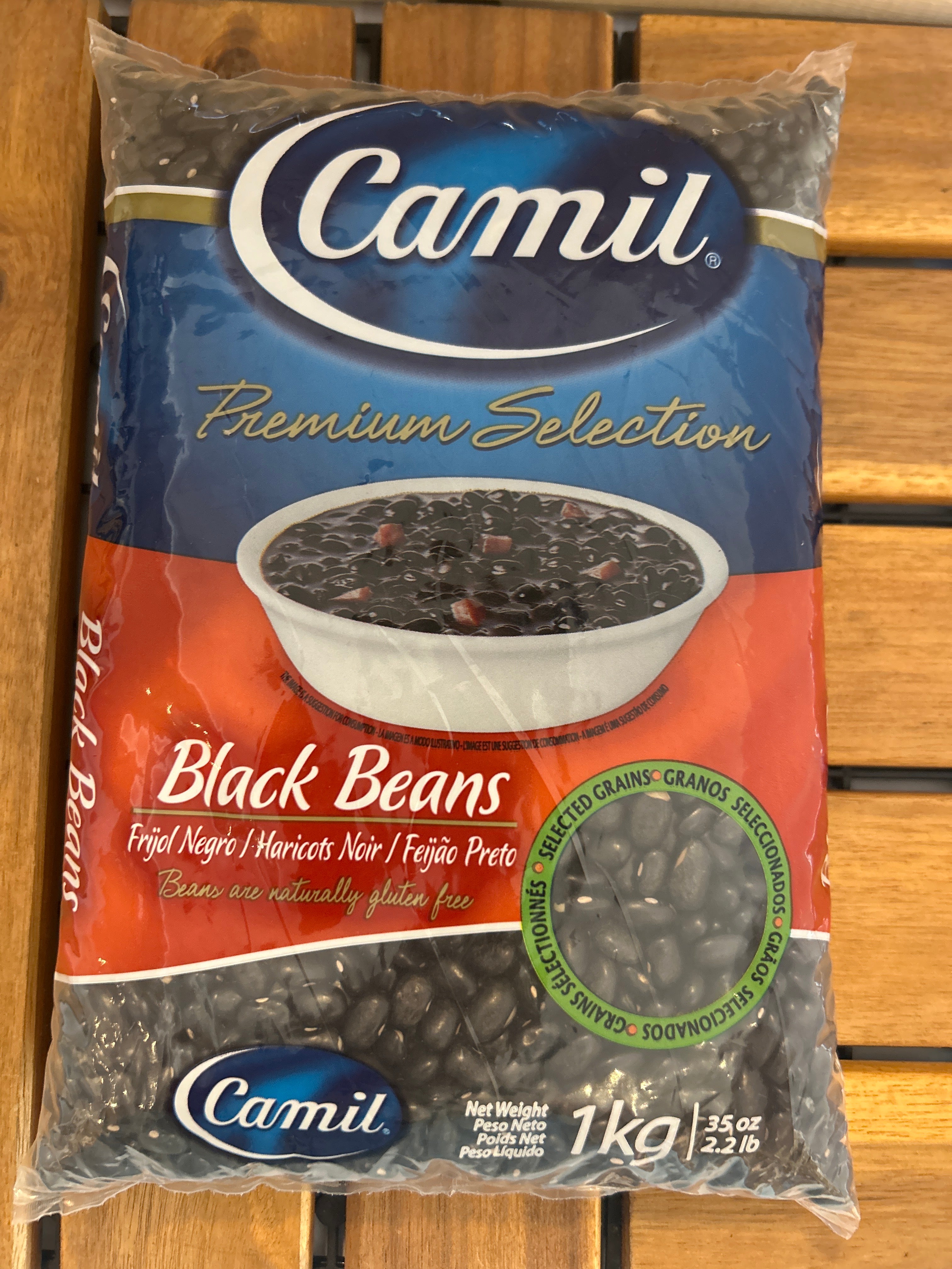 Dried black beans (Feijão Preto) - CAMIL - 1kg