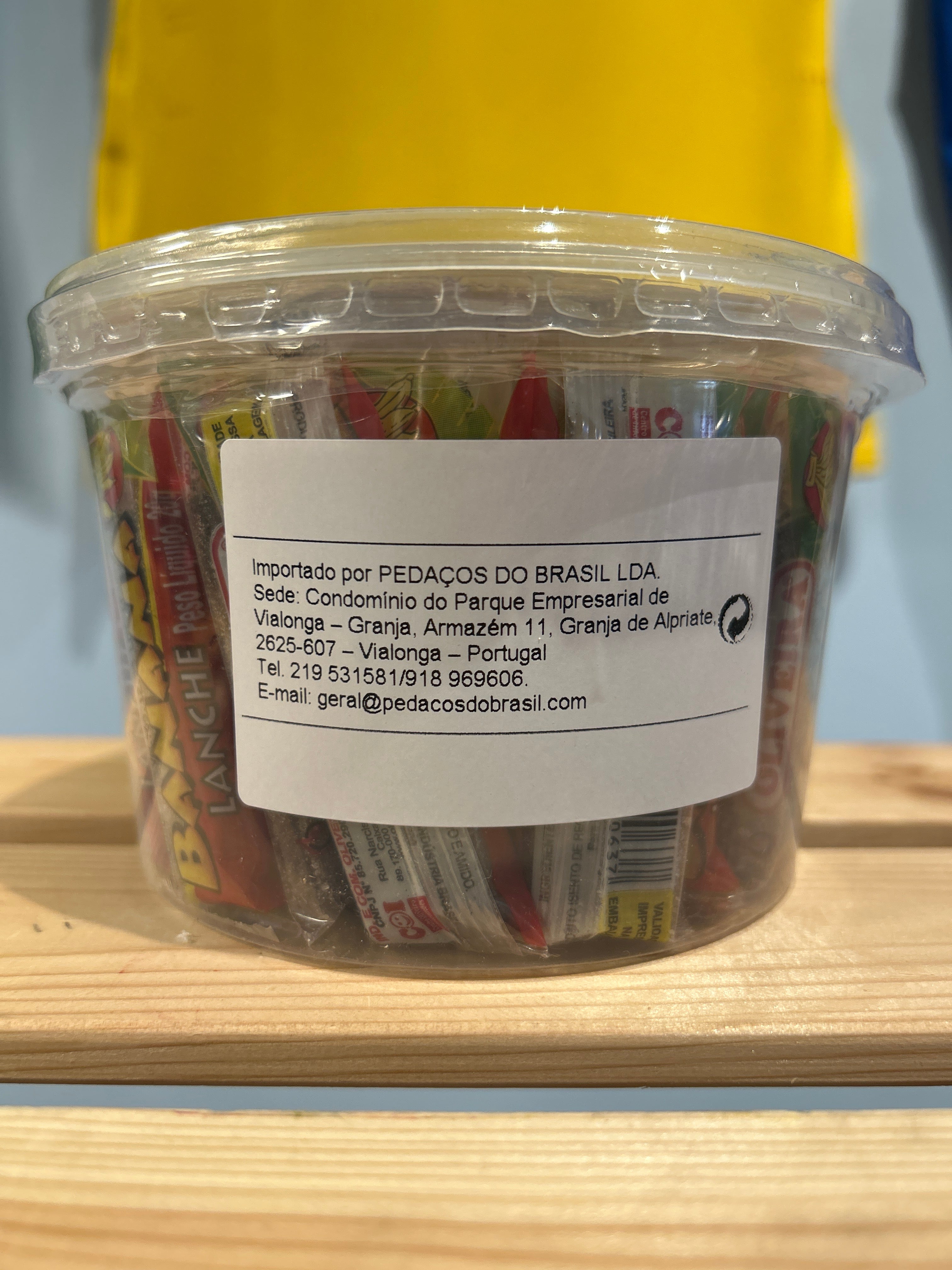 Dolce di Banana Snack (Bonbon Pasta di frutta alla banana in Scatola) - OLIVEIRA - 600g