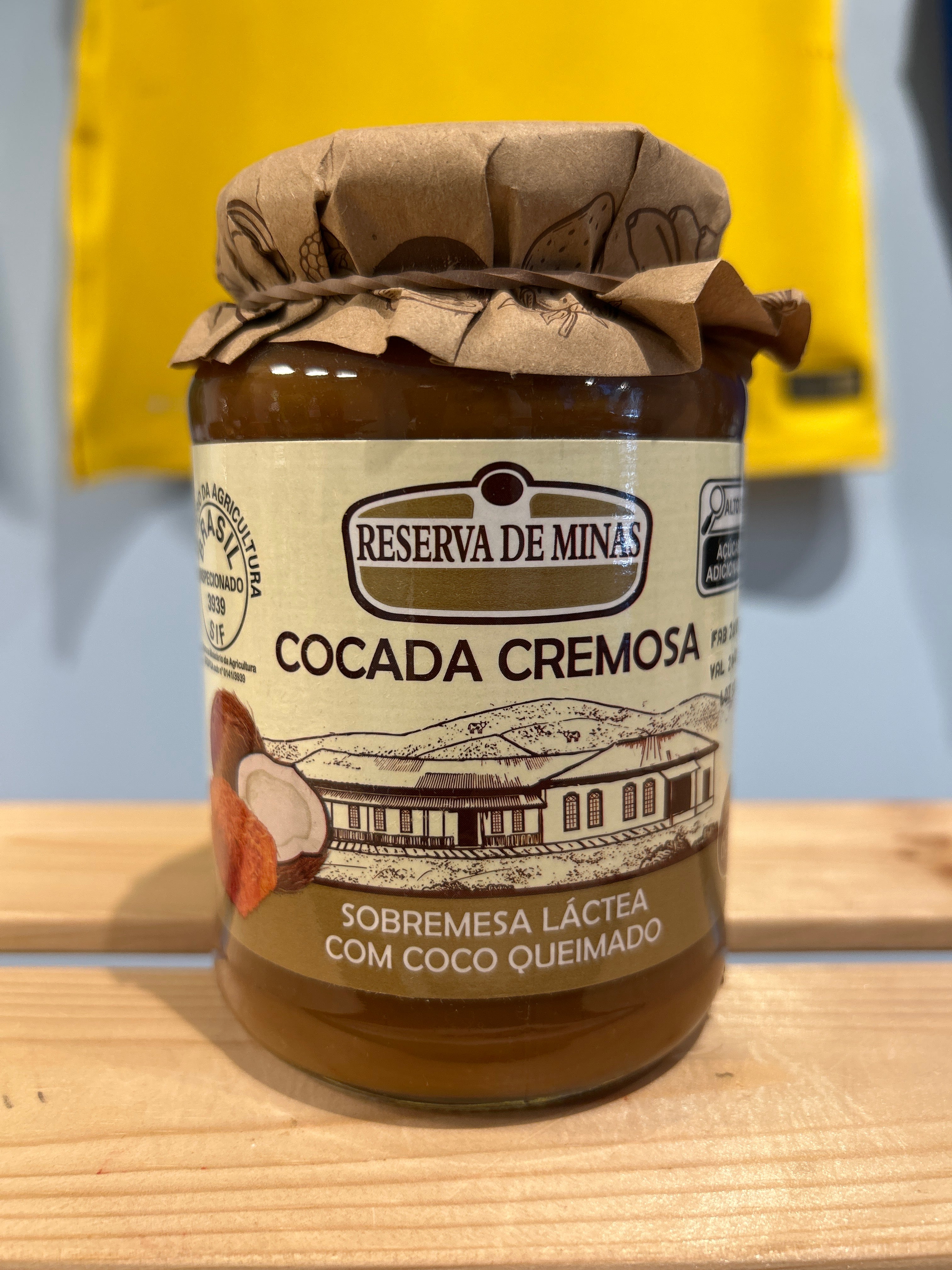 Dessert al Cocco Bruciato (Cocada Cremosa Morena) - RISERVA DI MINAS - 650g