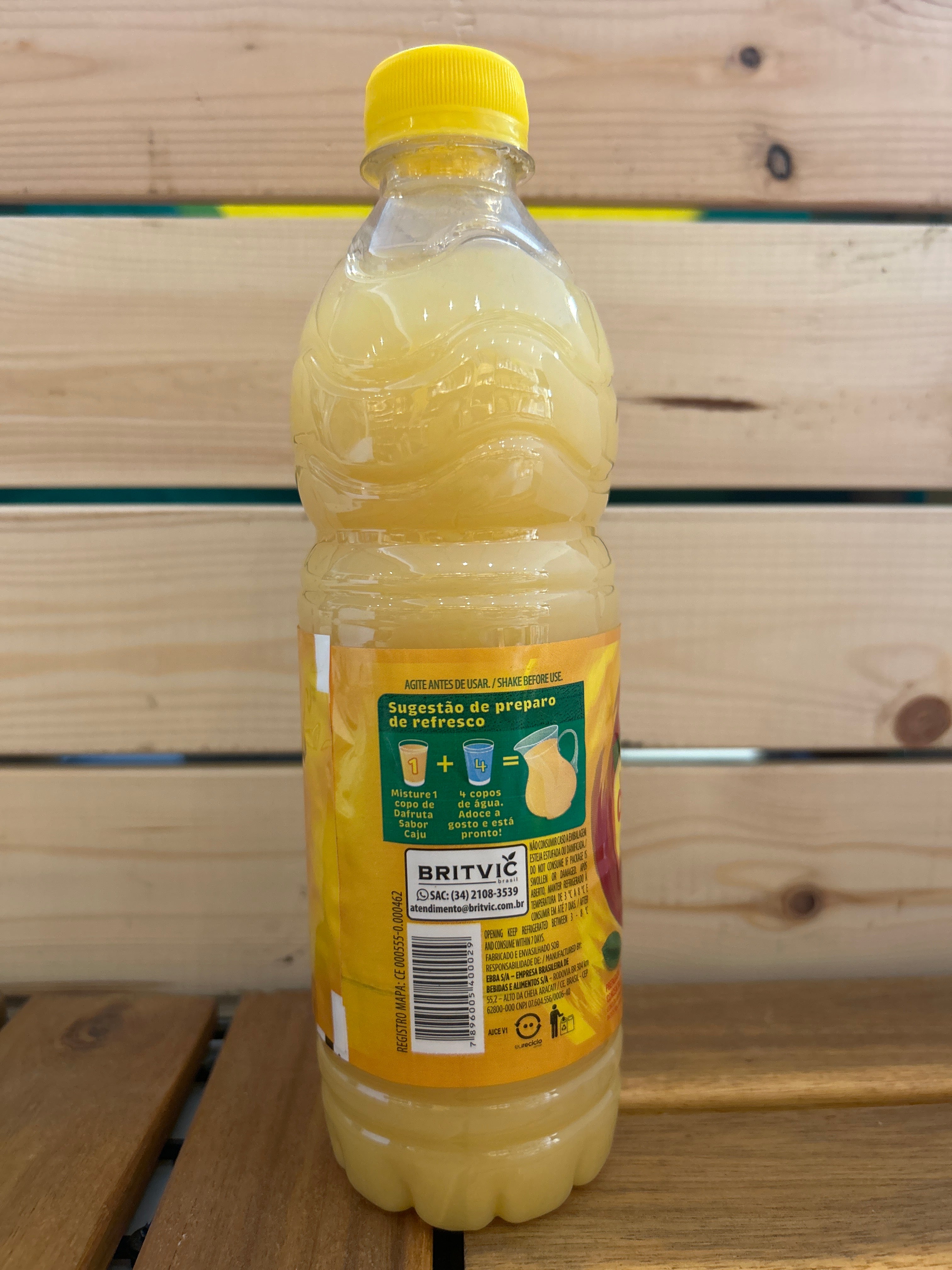 Jus de Fruits concentré (Fruits cajou) (Suco Concentrado de Caju) DAFRUTA - 500 ml