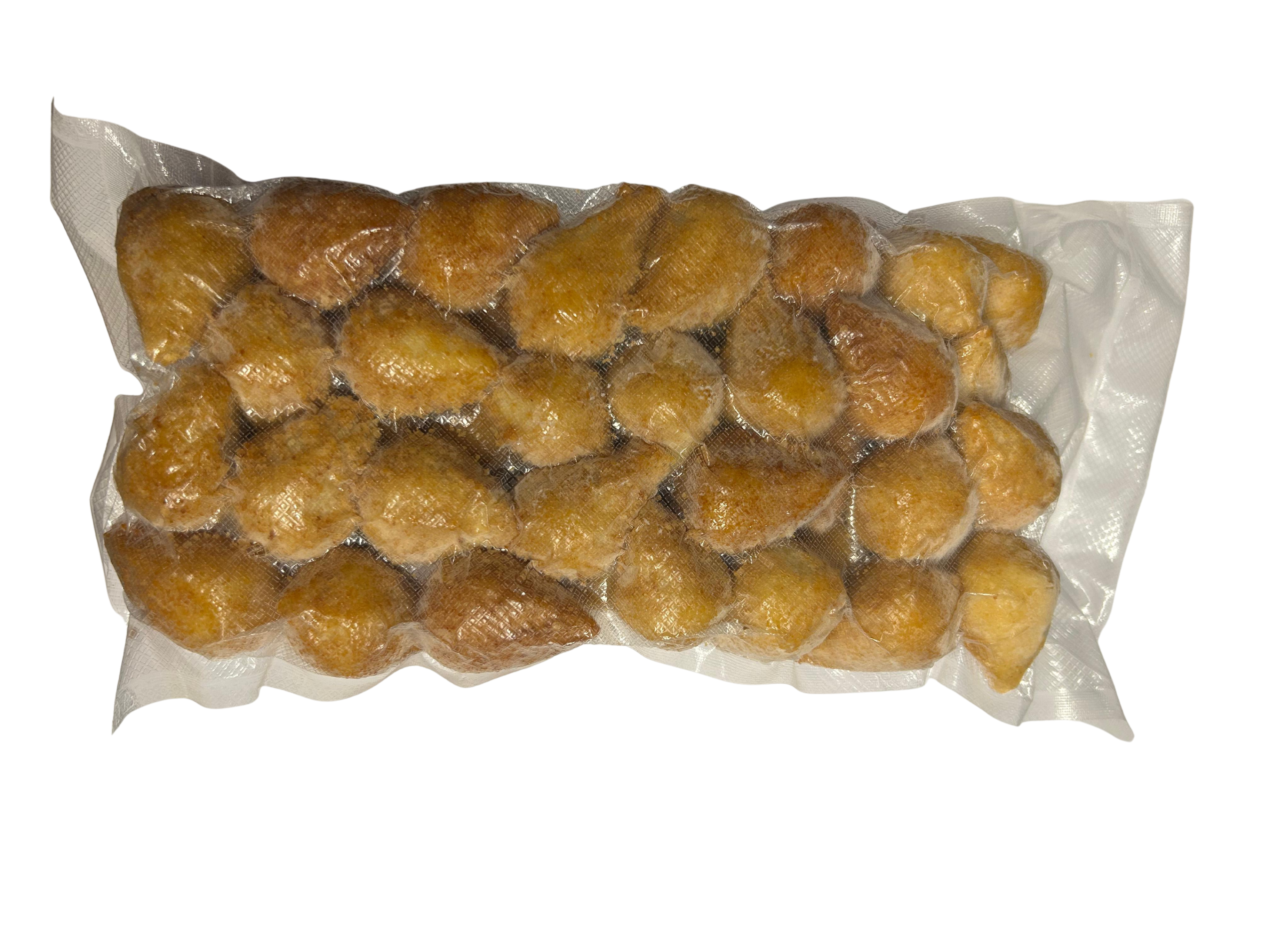 Beignets dorés au poulet effiloché (Coxinha de Frango) – fritti e surgelati – Confezione grande – 40 unità da 25 g (1kg)