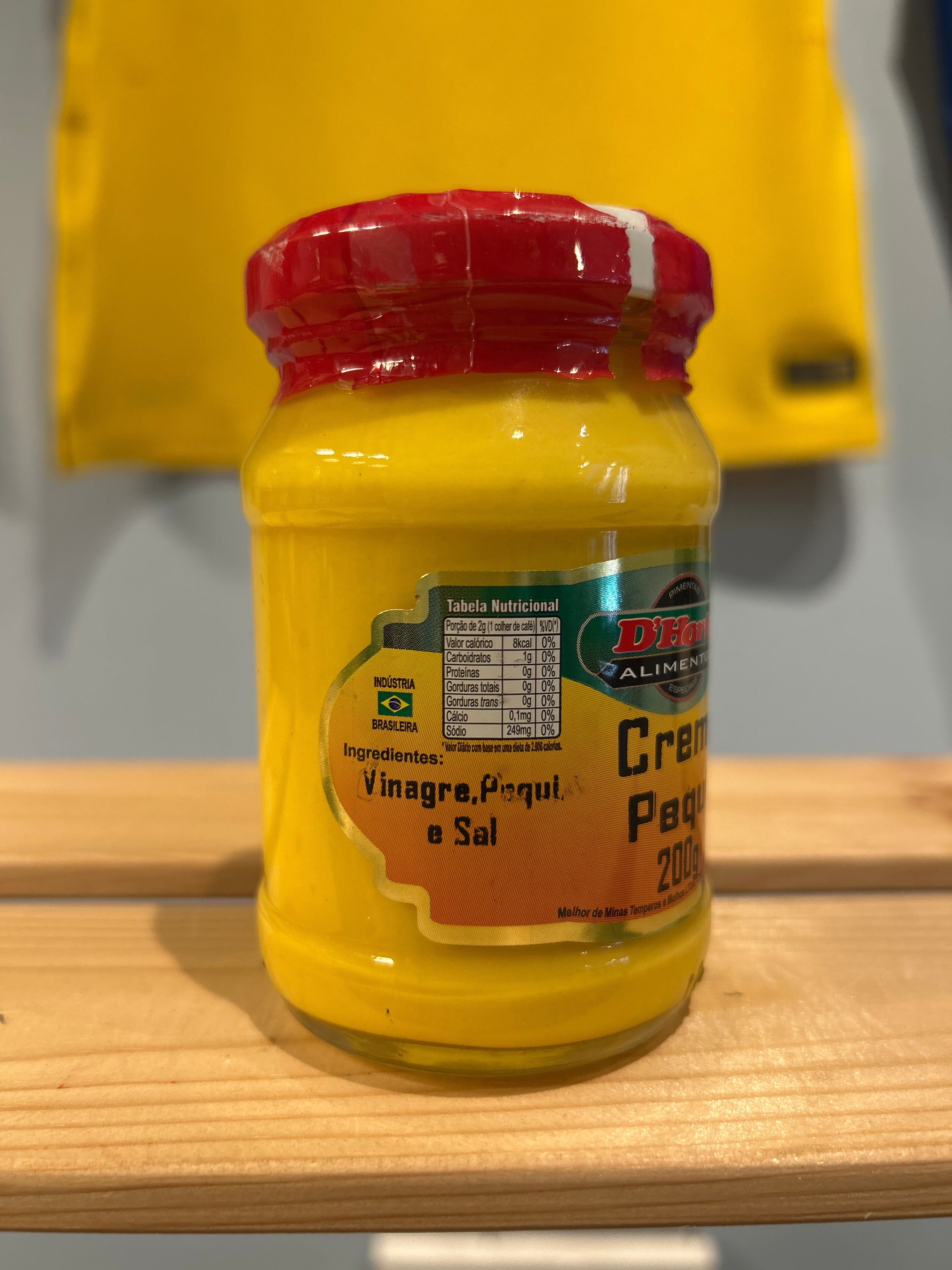 Crème de Pequi (Creme de Pequi) - D'HORTA - 200g