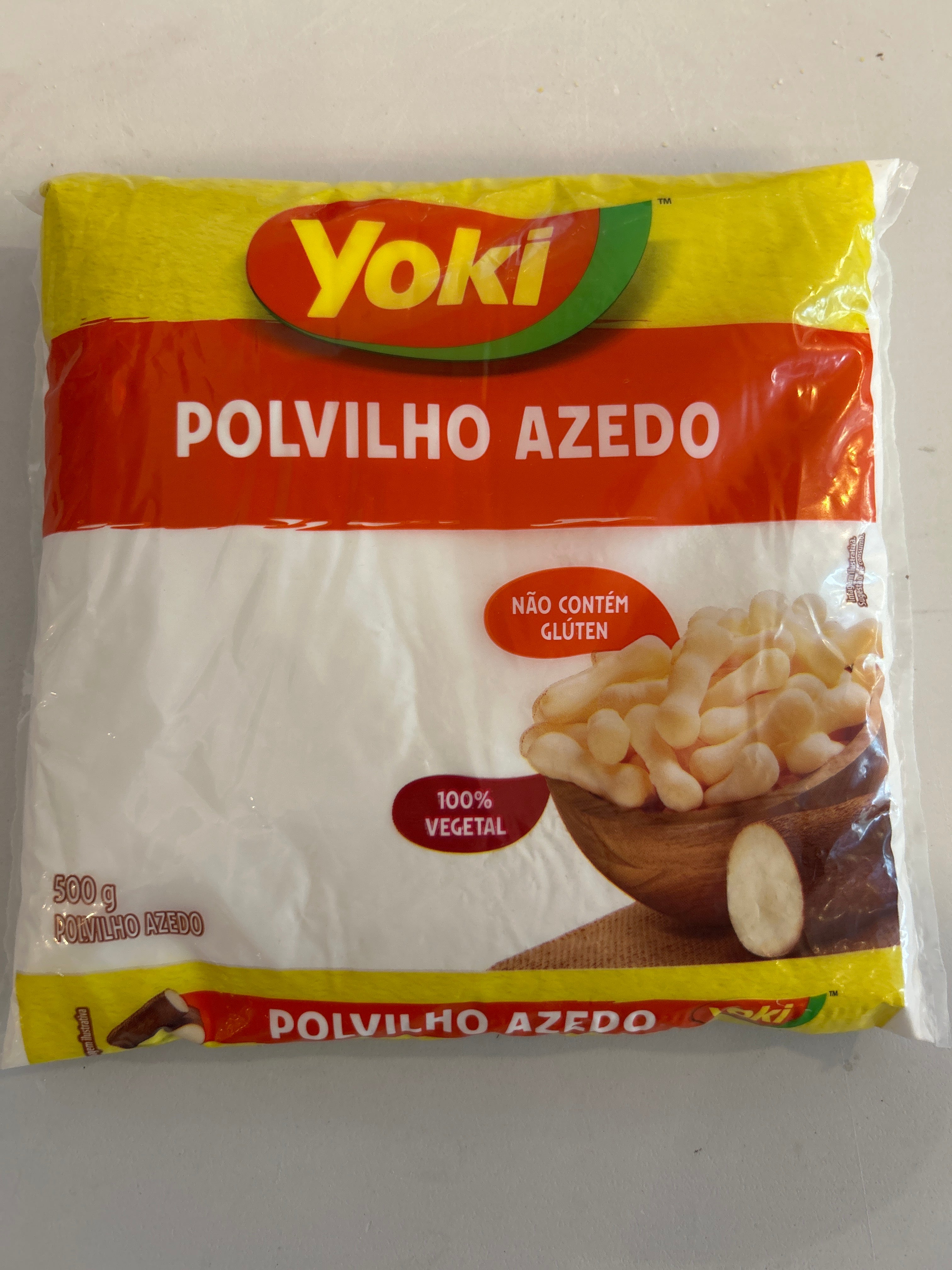 Combo - Polvilho Azedo - YOKI - 500g - Compre 3 unidades e ganhe 10% de desconto