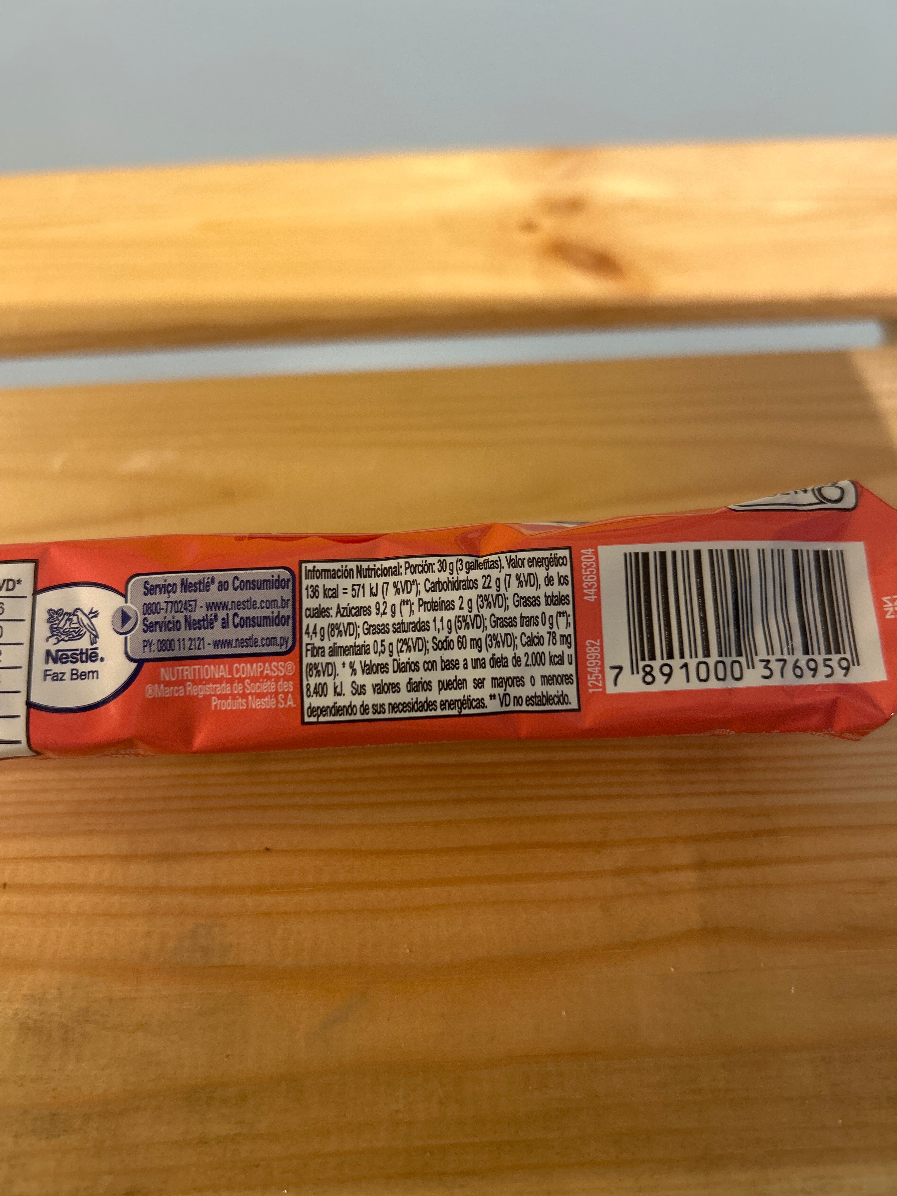 Bono - Biscuits Fourrés à la fraise (Bolacha Morango) NESTLÉ - 90g