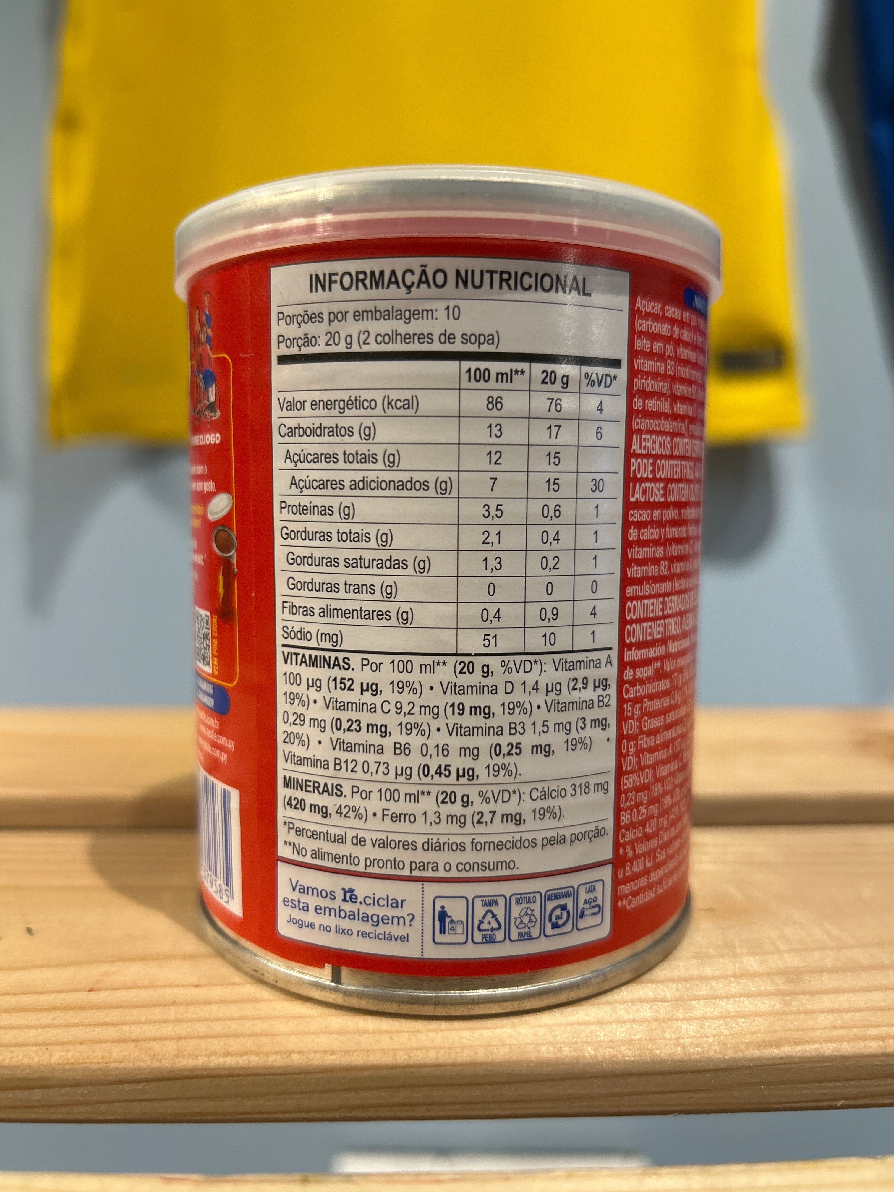 Powdered chocolate (Nescau chocolate powder) - NESTLÉ - 200g