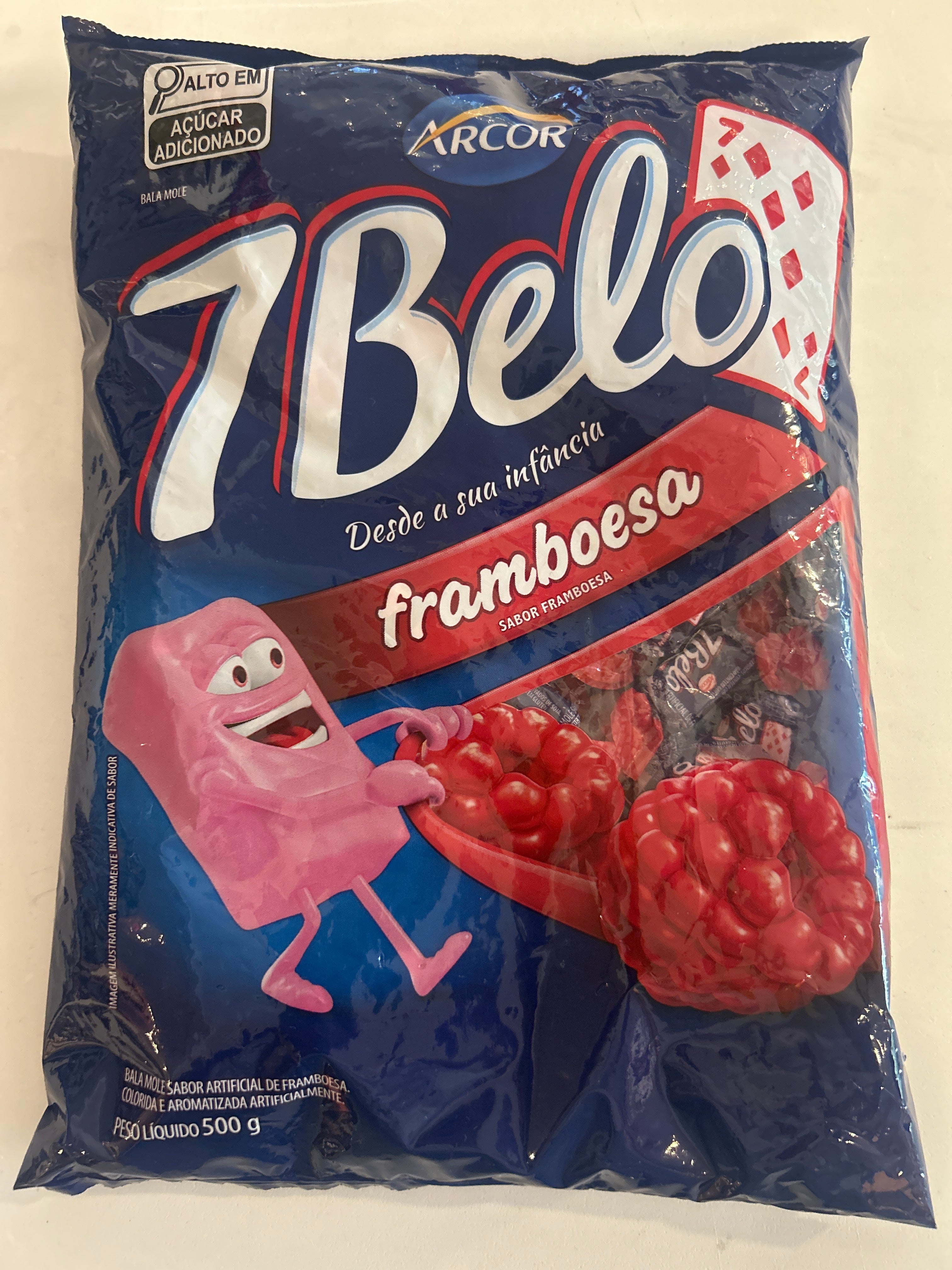 Bonbons framboise sachet (Raspberry Candy) - 7 BELO - 500g