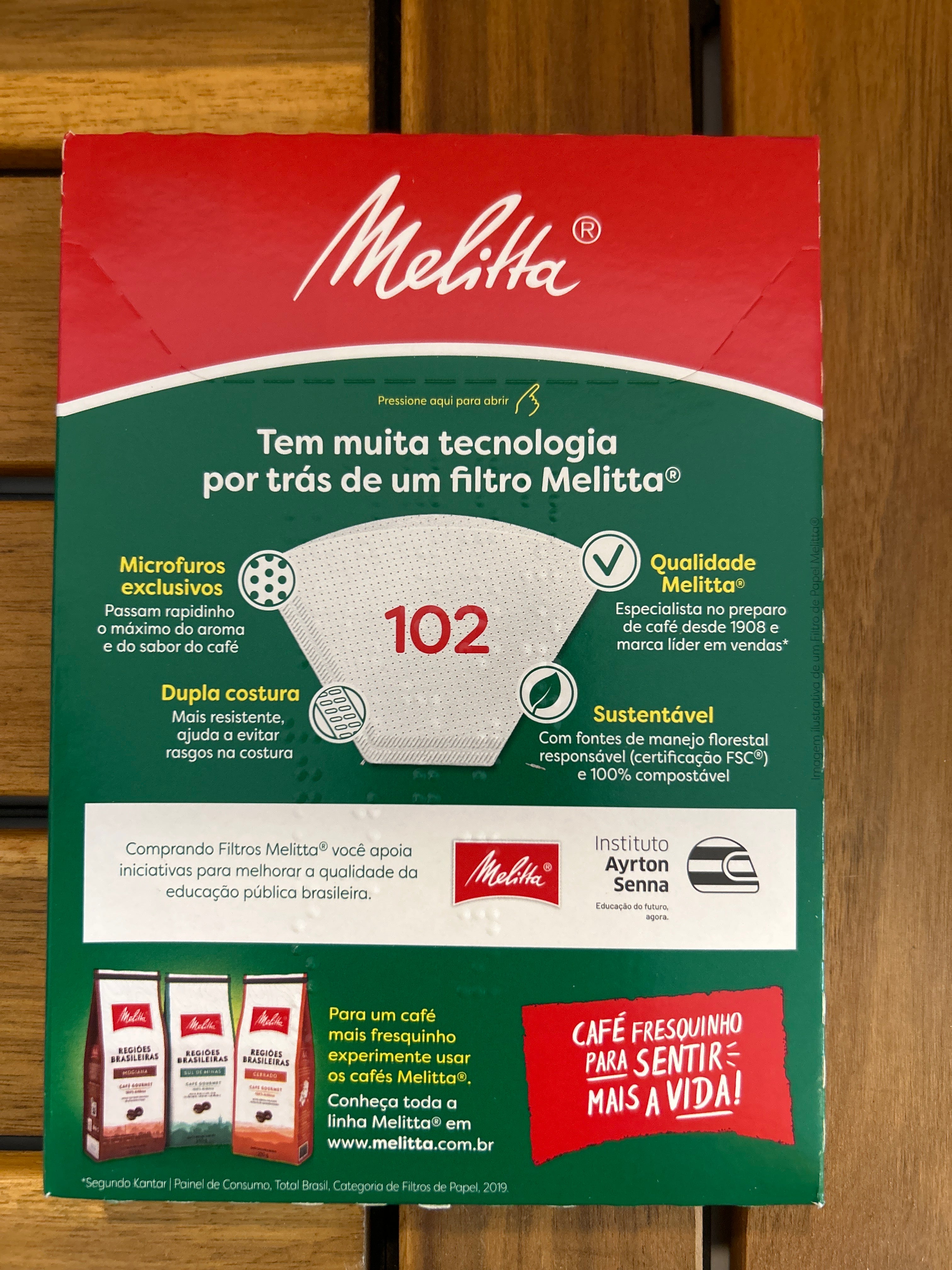 Coffee filters (Paper Filter 102) - MELITTA