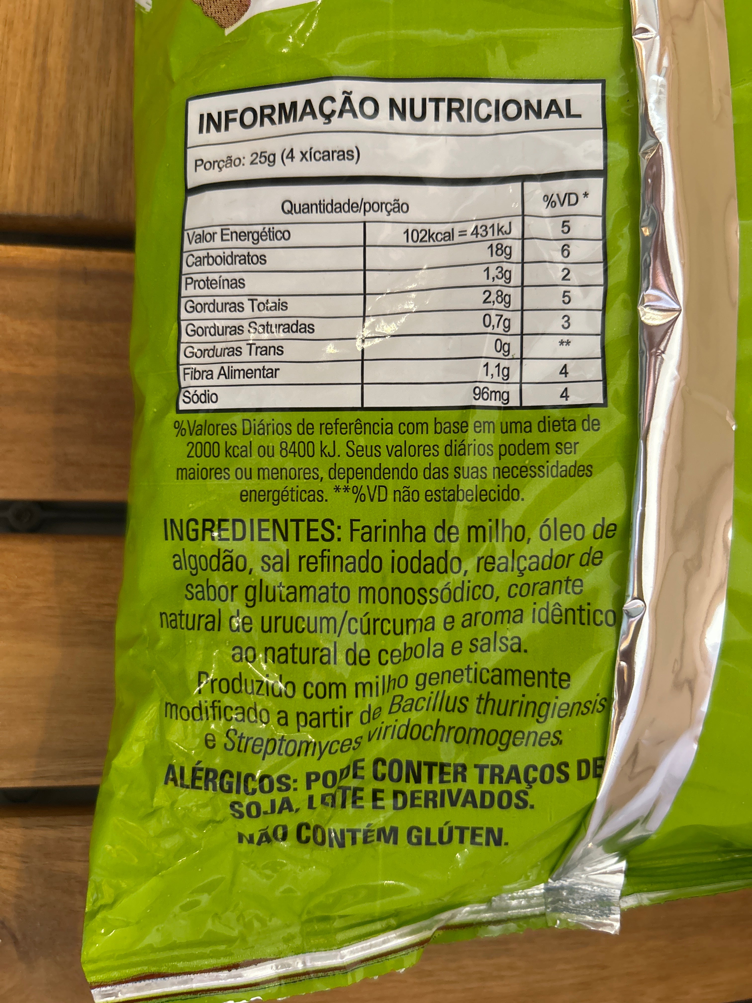Snack saveur oignon et persil (Xipão Onion Snack with Persil) - ARITANA - 120g