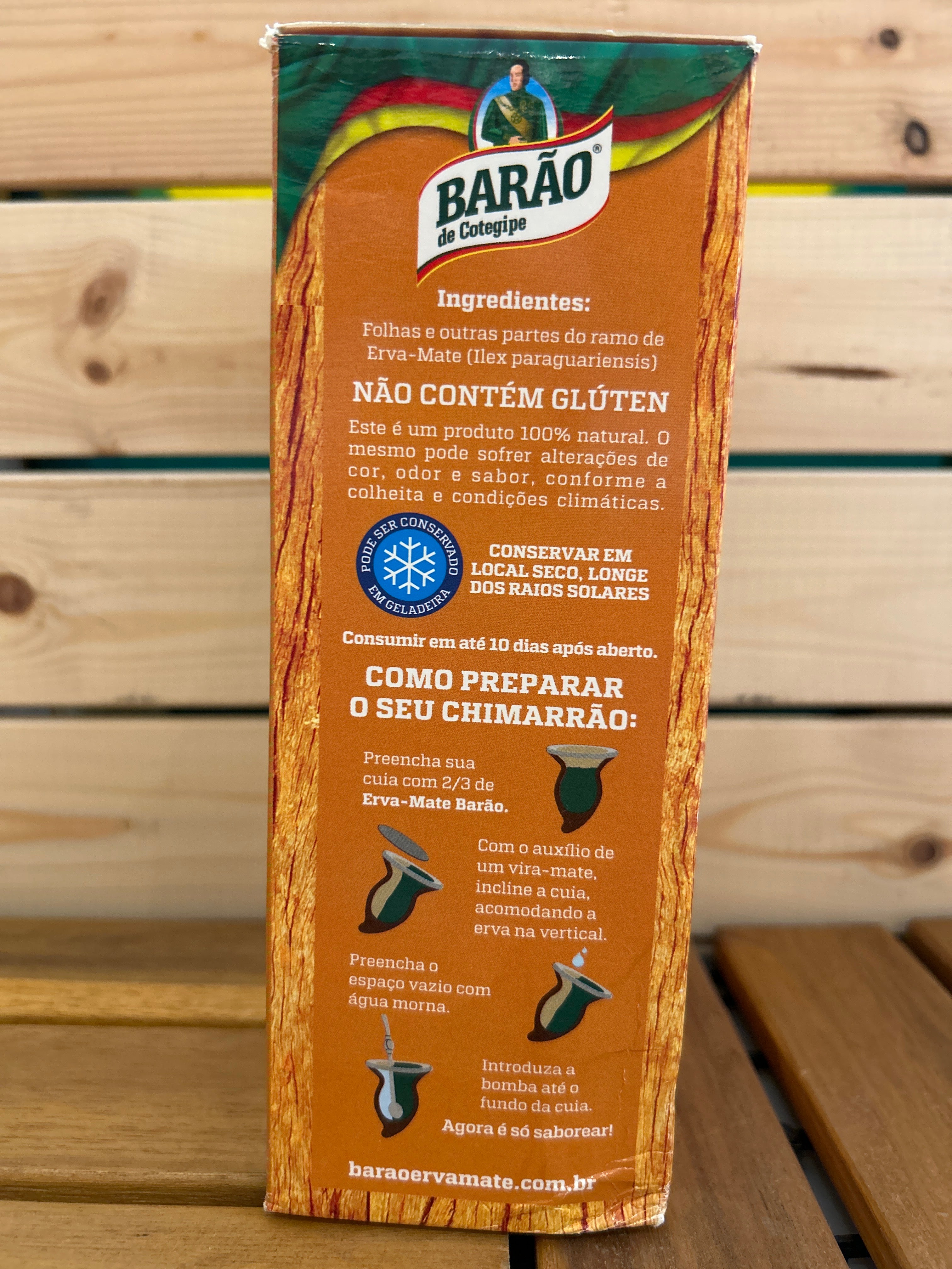 Selected Yerba Maté (Premium Chimarrão Herb) - BARÃO - 1Kg