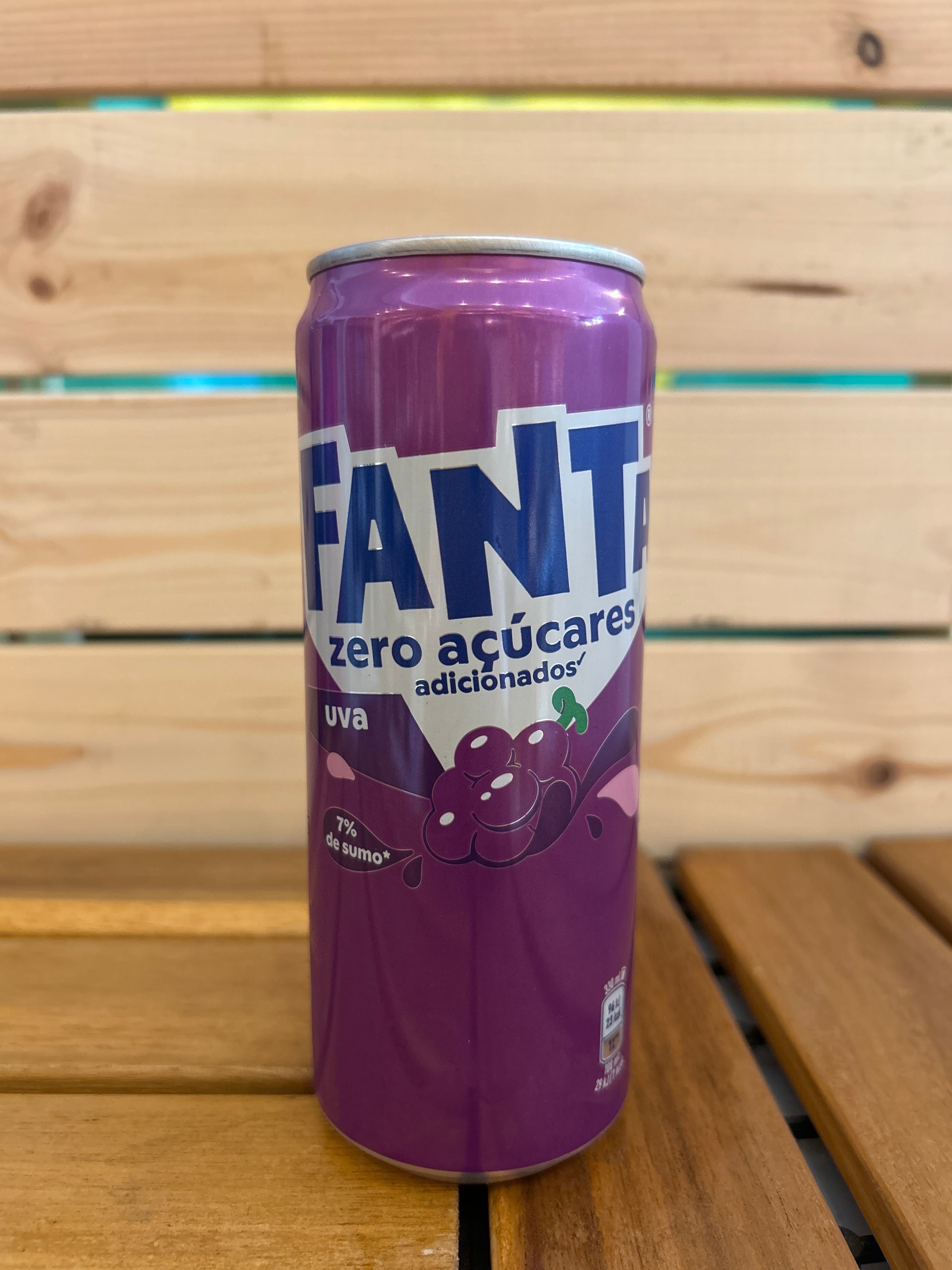 Grape soda without sugar - FANTA (Zero Grape Soft Drink) - FANTA - 330ml