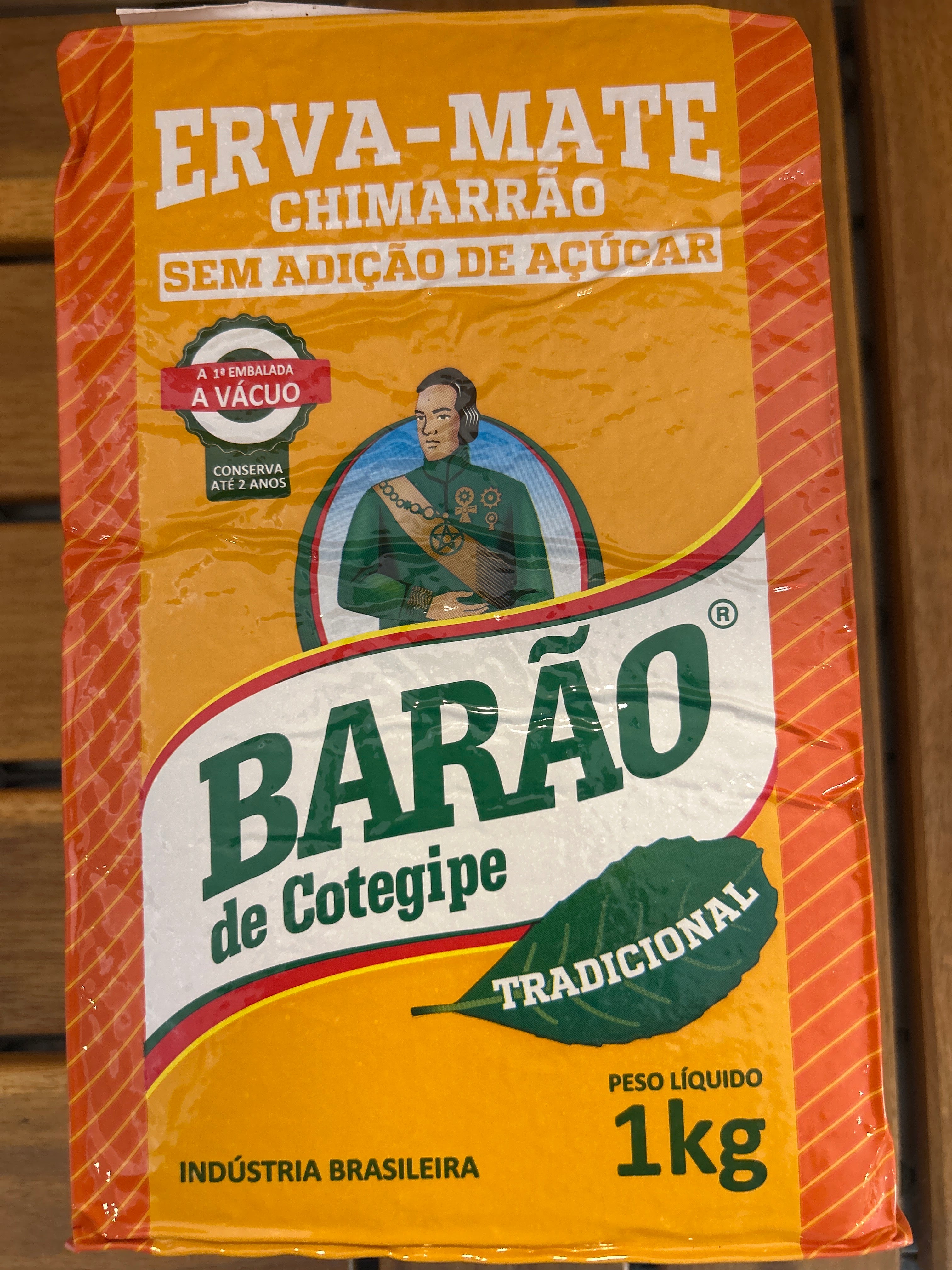Yerba Maté (Yerba Mate Chimarrão) - BARÃO - 1kg