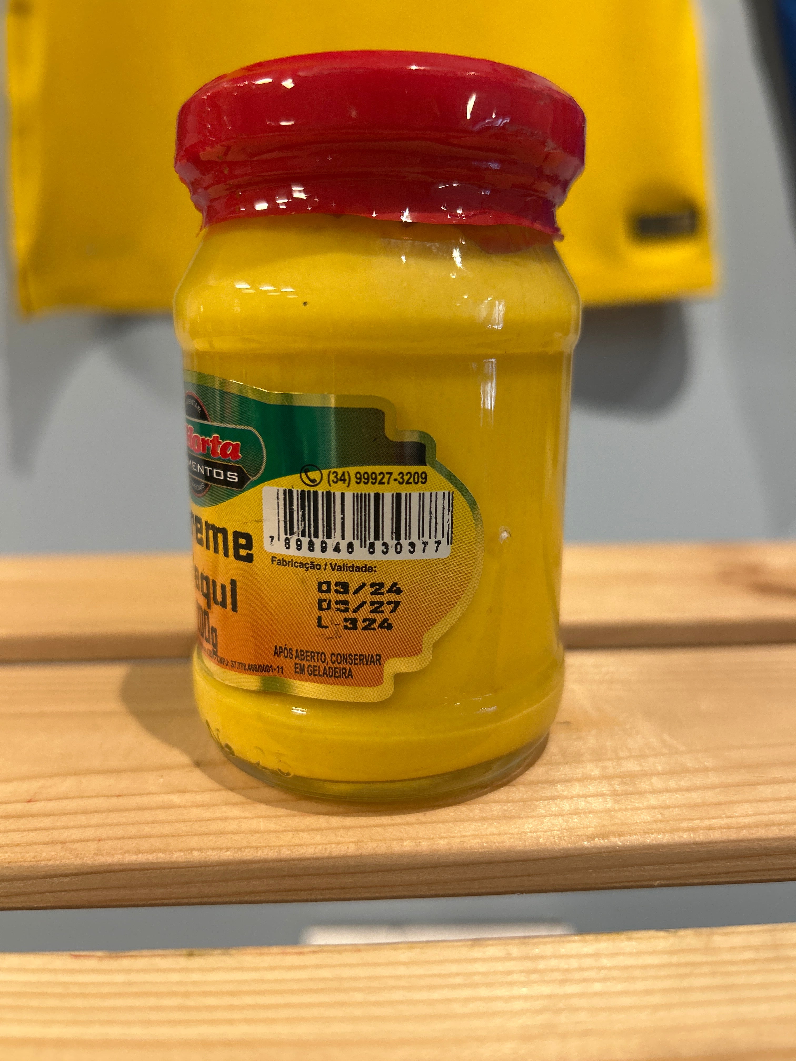 Crème de Pequi (Creme de Pequi) - D'HORTA - 200g