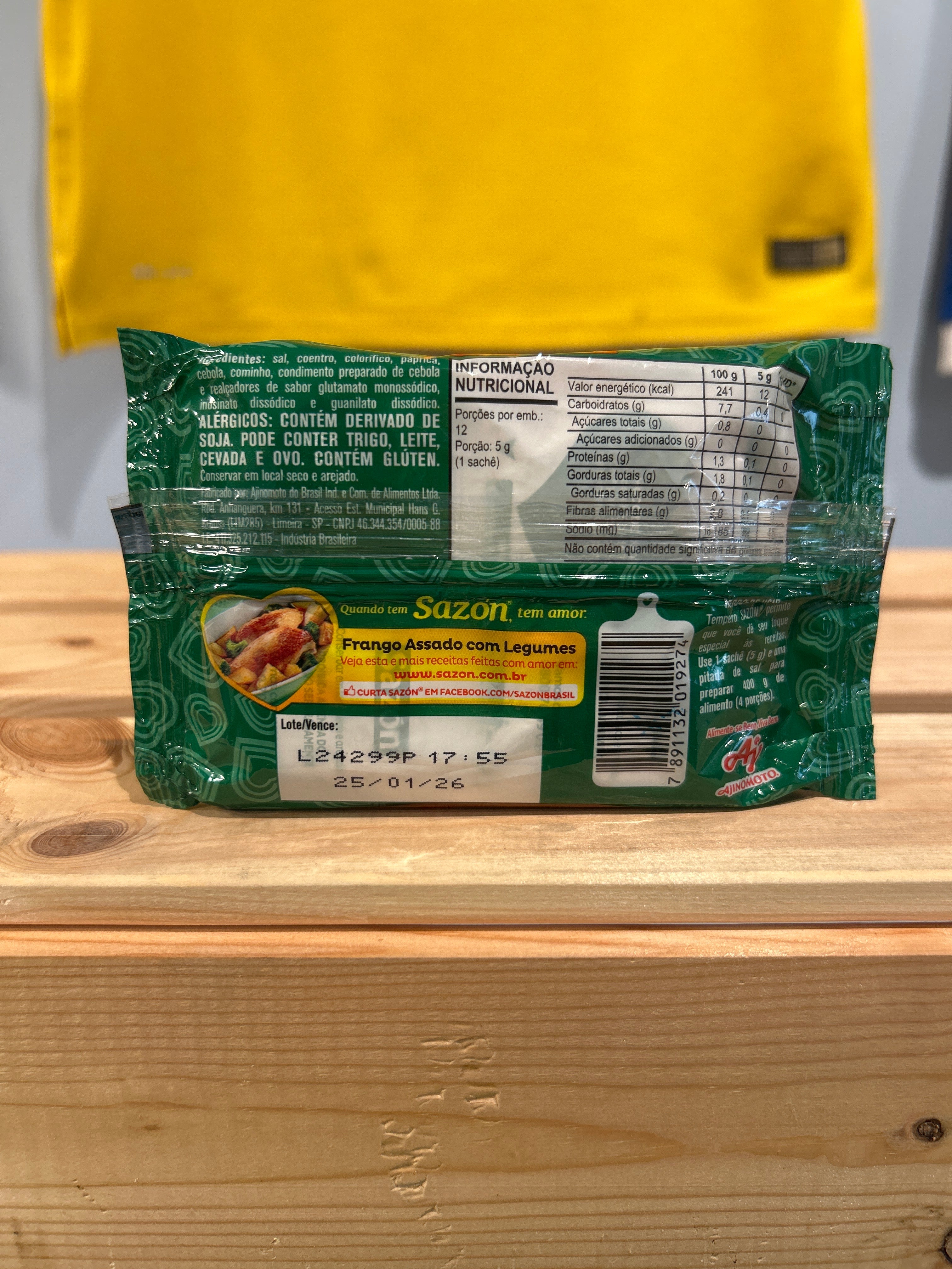 Condimento per pollo (Tempero Frango) - SAZÓN - 60g
