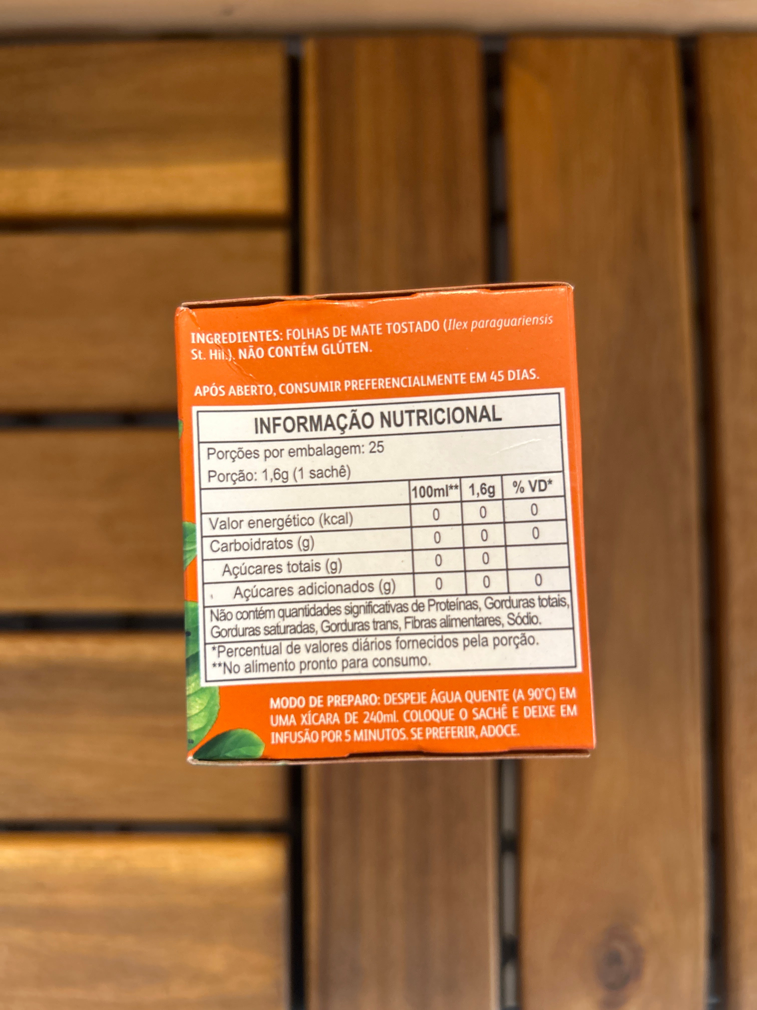Tisane de maté sachet (Original Matte Tea) - LEÃO - 40g - Contient 25 sachets