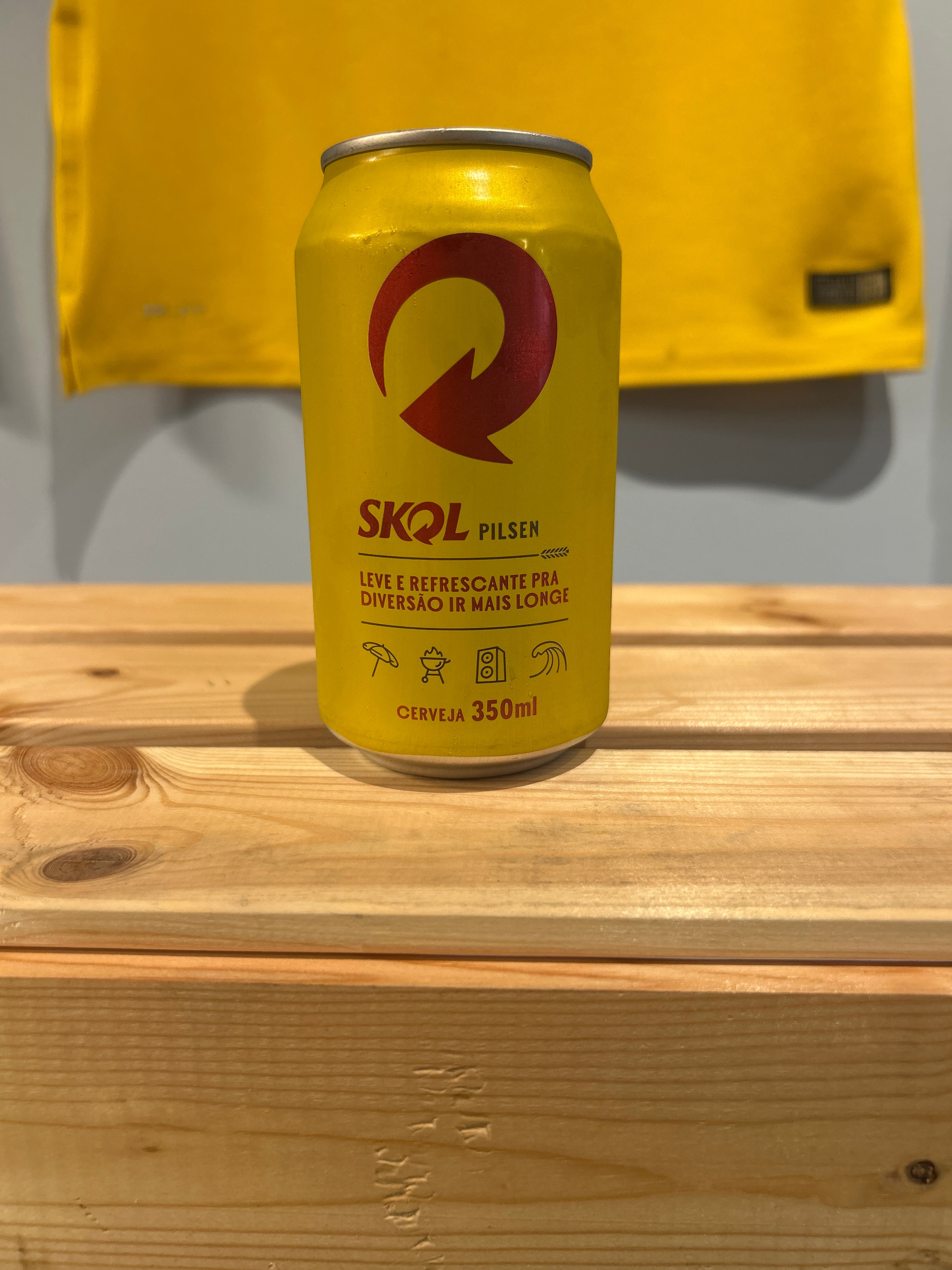 (Traditional Brazilian beer) SKOL Beer - 350ml