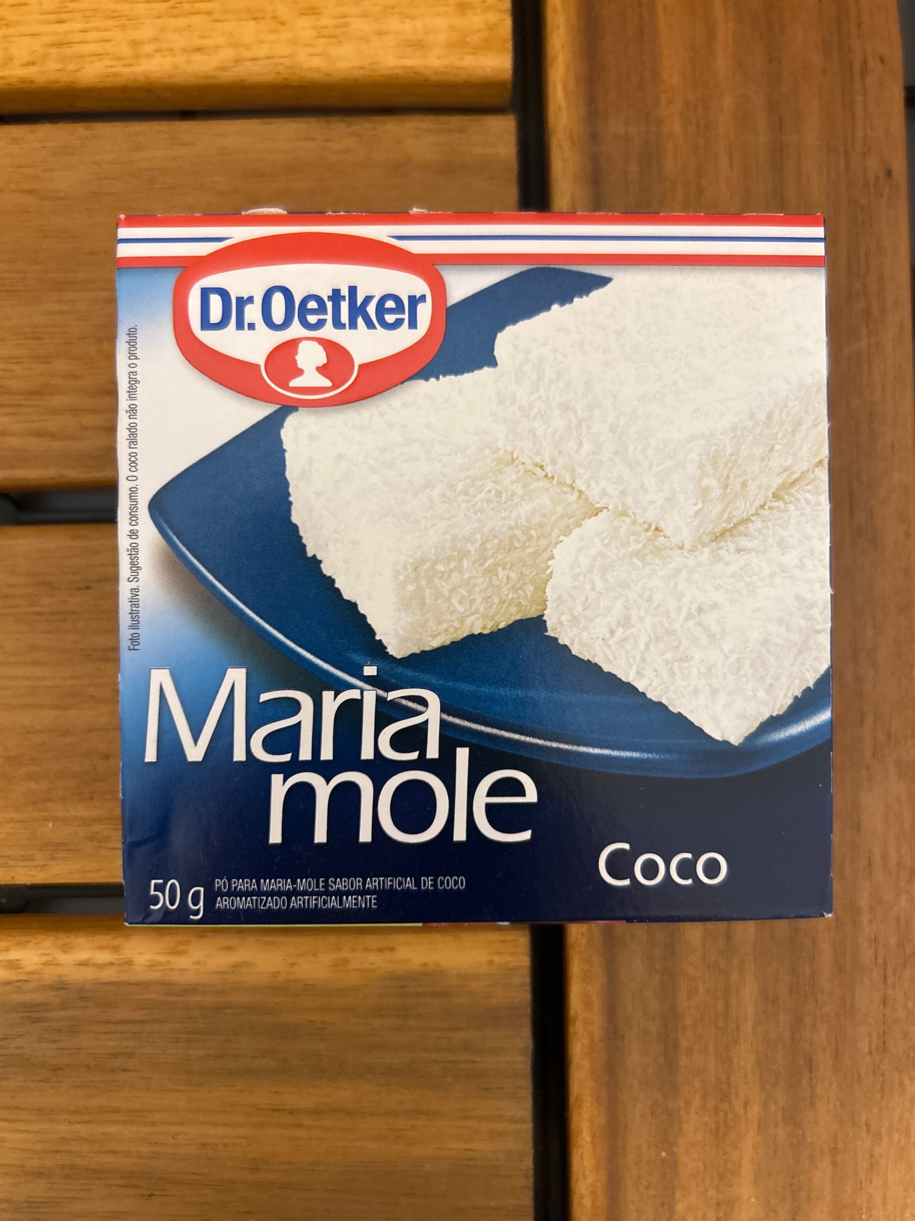 Preparation for coconut flavor gelatin (Maria Mole mixture coconut flavor) - DR OETKER - 50 g