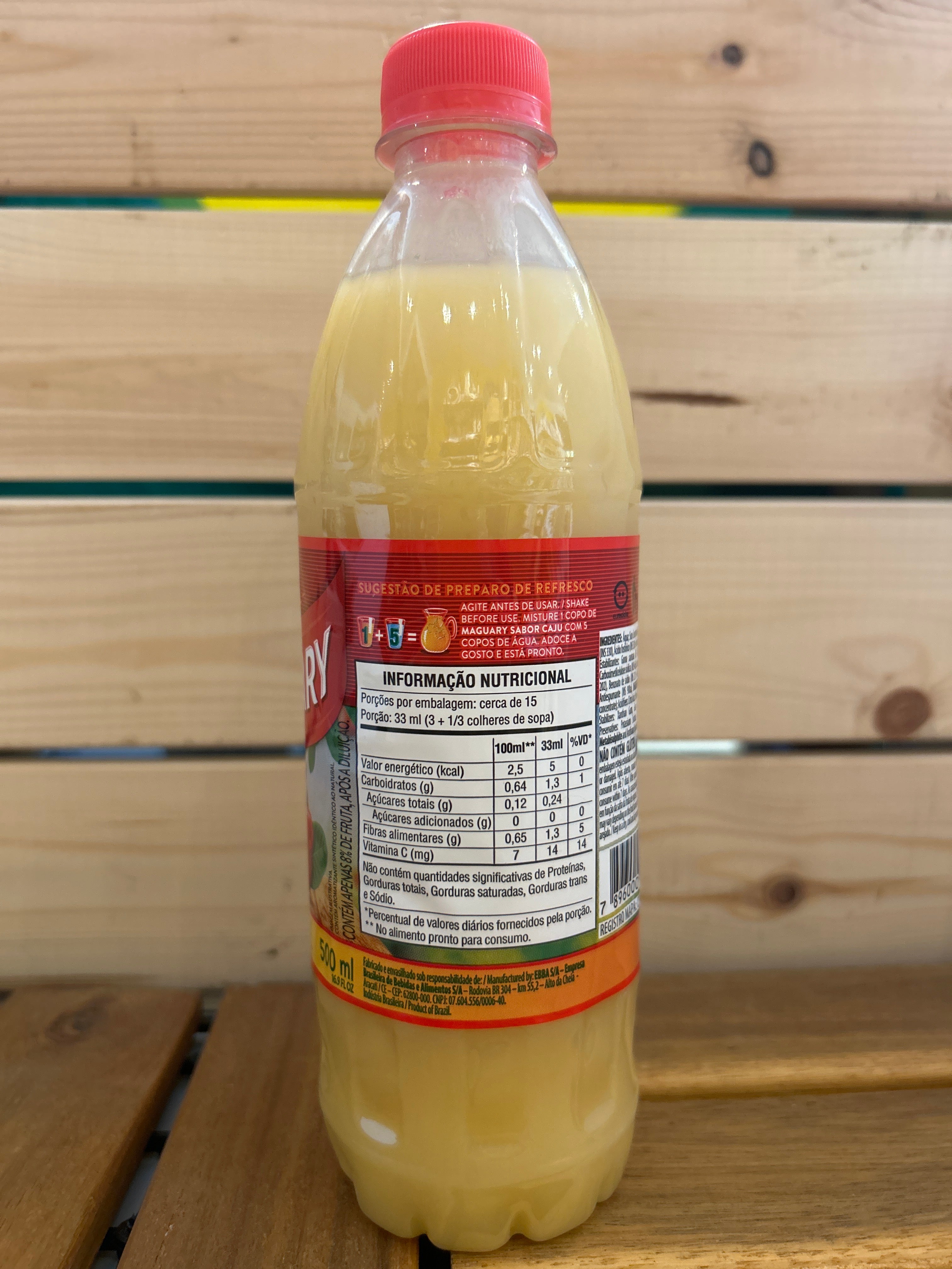 Succo di Frutta concentrato (Frutti di anacardo) (Succo concentrato di Caju) - MAGUARY - 500ml