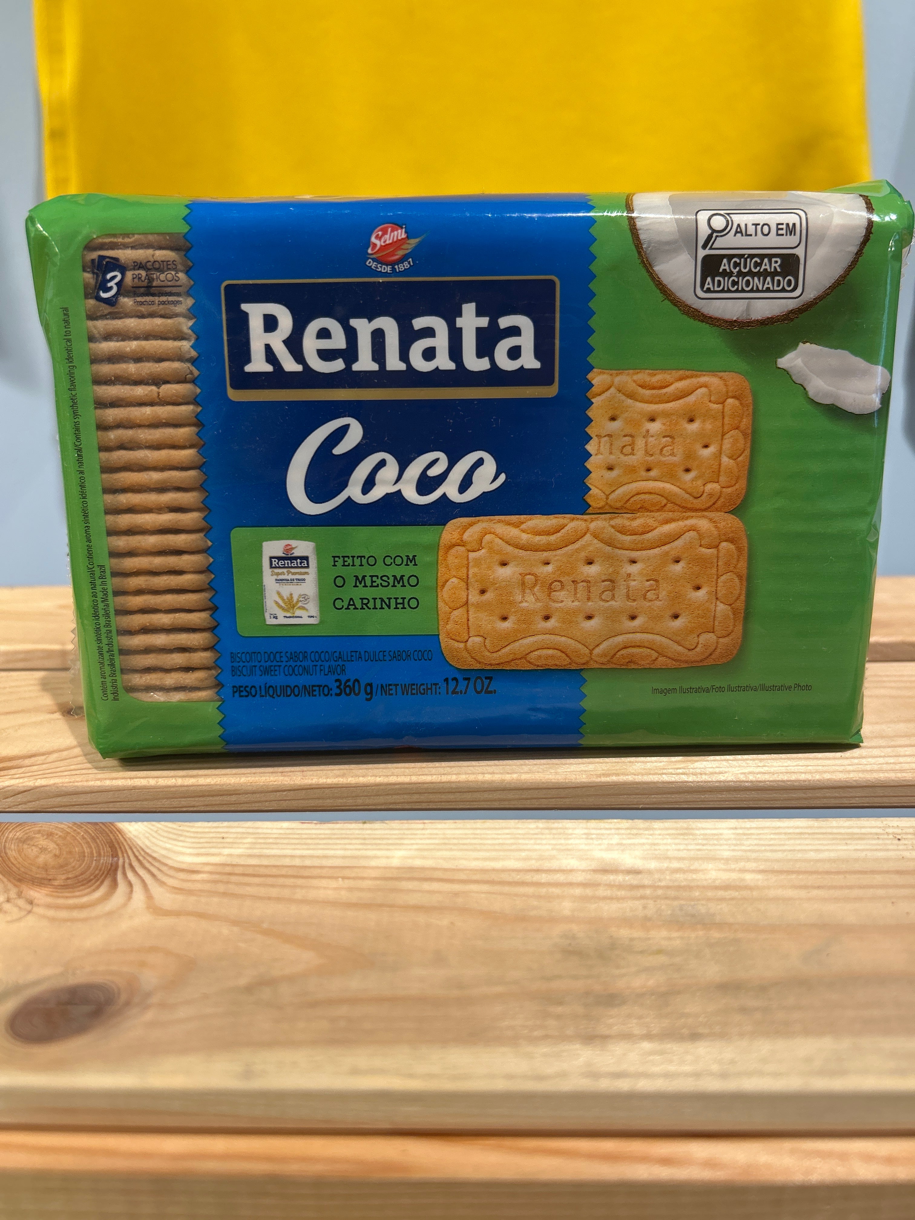 Coconut Biscuits (Biscoito de Coco) - RENATA - 360g