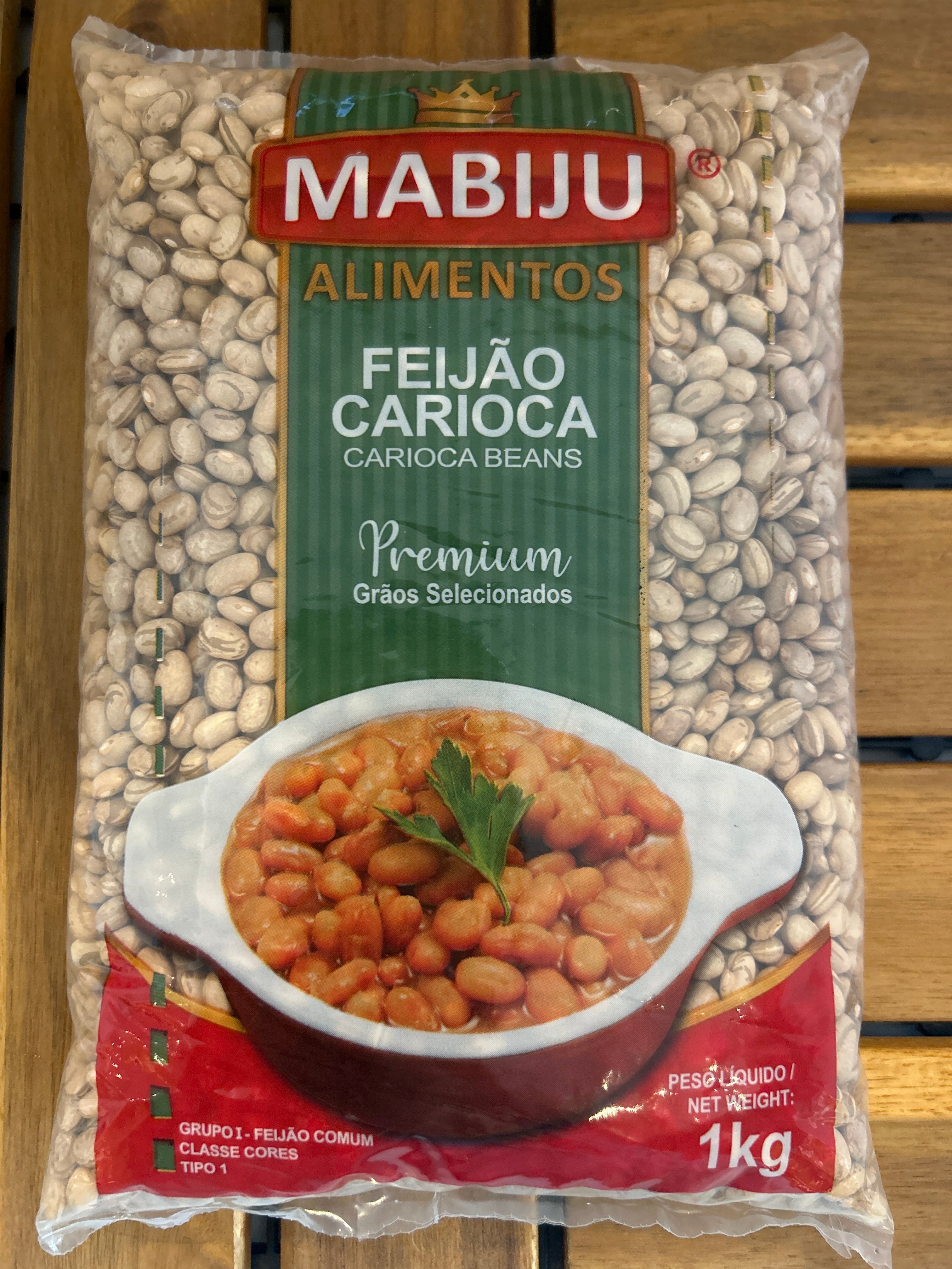 Fagioli Marroni "Carioca" (Fagiolo Carioca) - MABIJU - 1kg