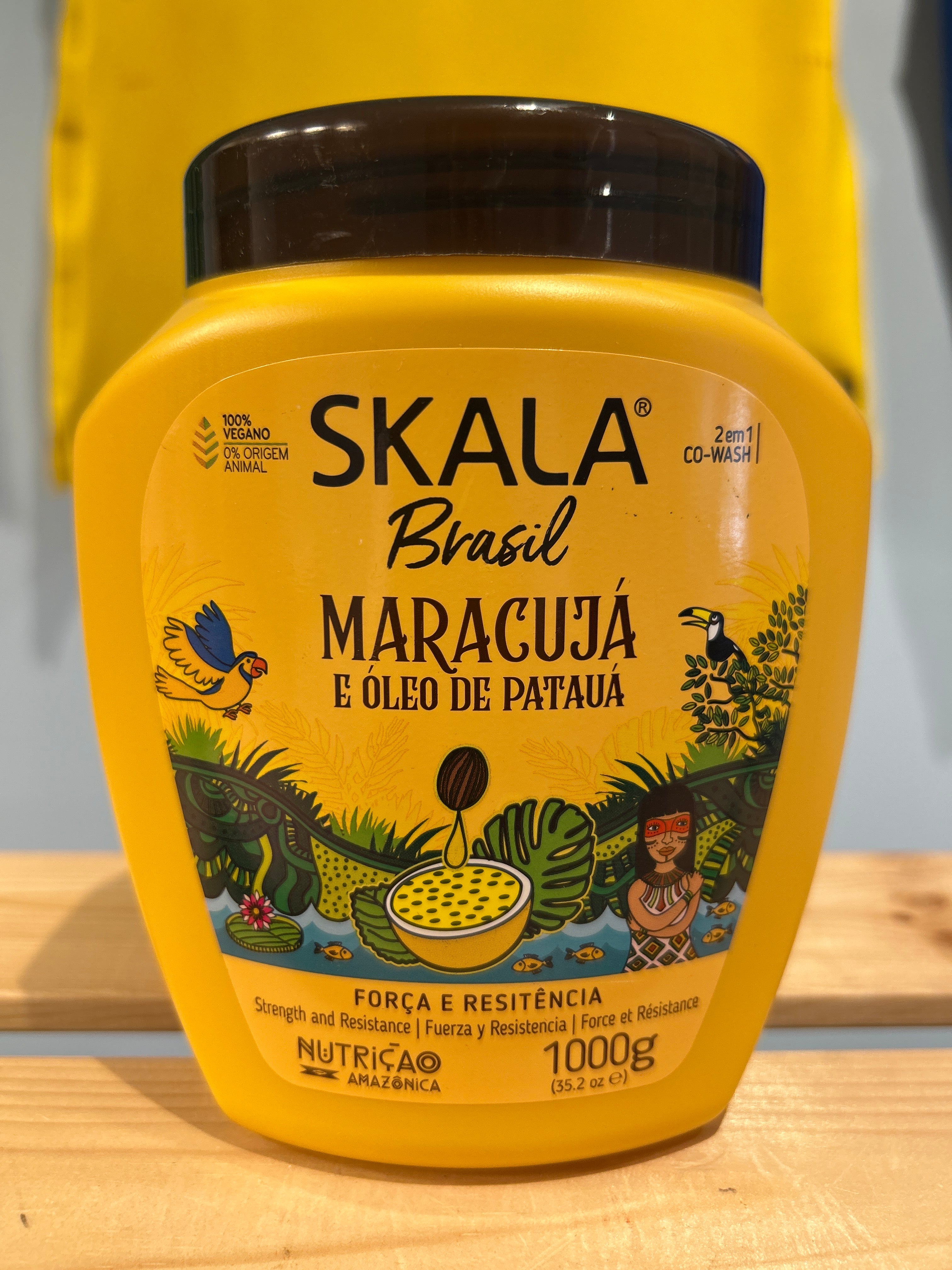 Hair cream with Passion Fruit and Patauá oil. (Passion Fruit Hair Cream and Patauá Oil) - SKALA - 1kg