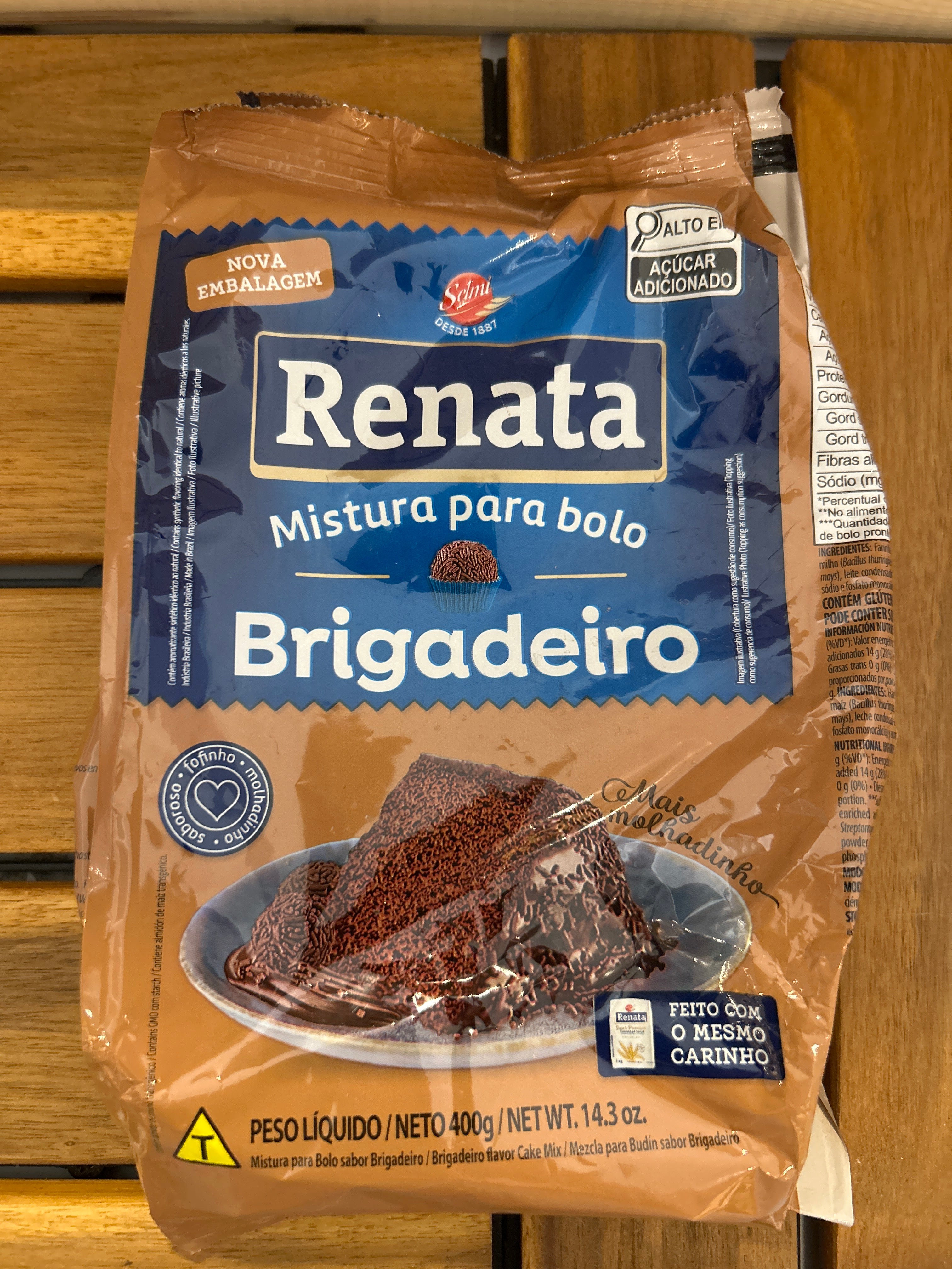 Preparation for Brigadeiro Cake (Brigadeiro Cake Mix) - RENATA - 400g