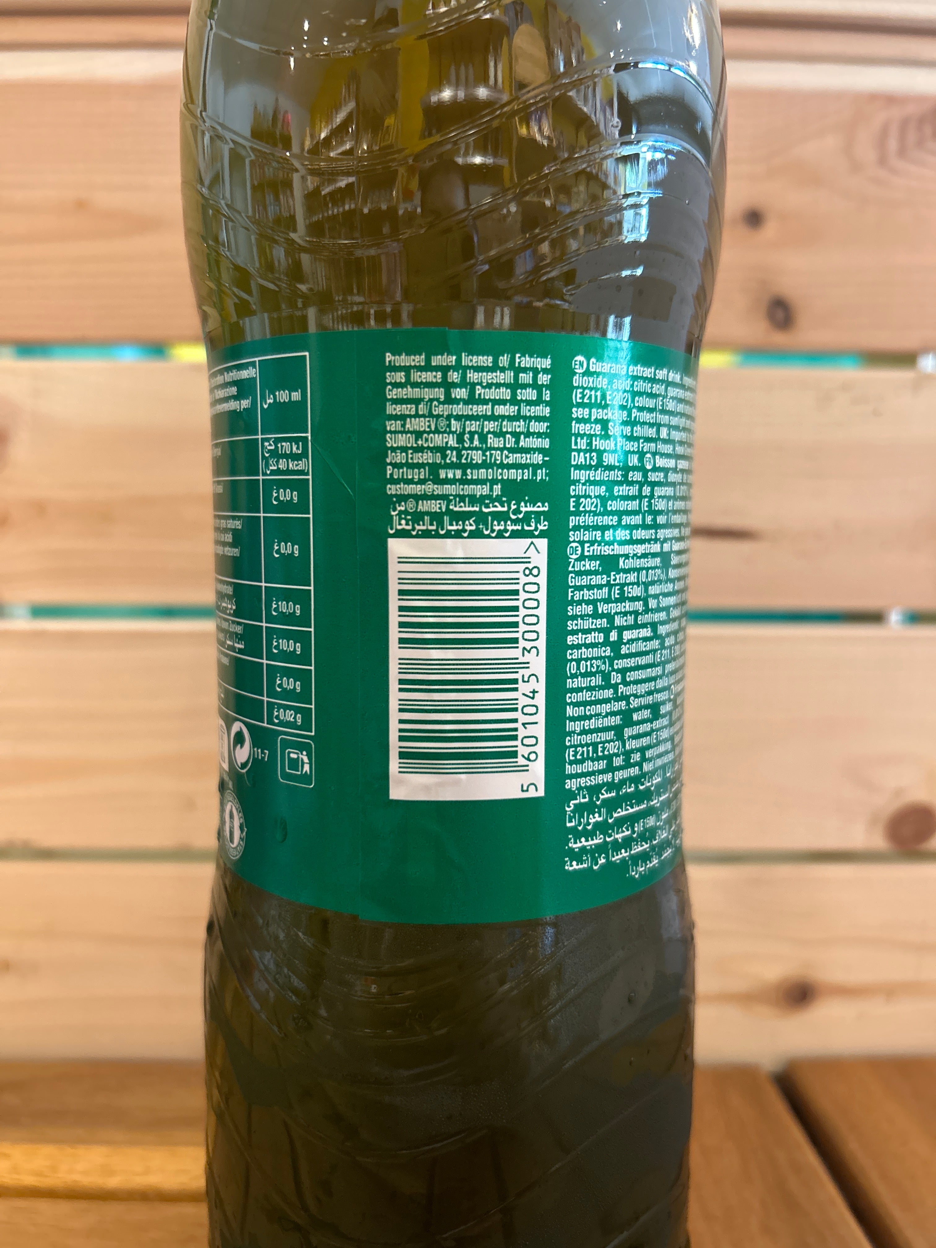 Soda brésilien au Guaraná (Guaraná Antarctica) - 1,5L