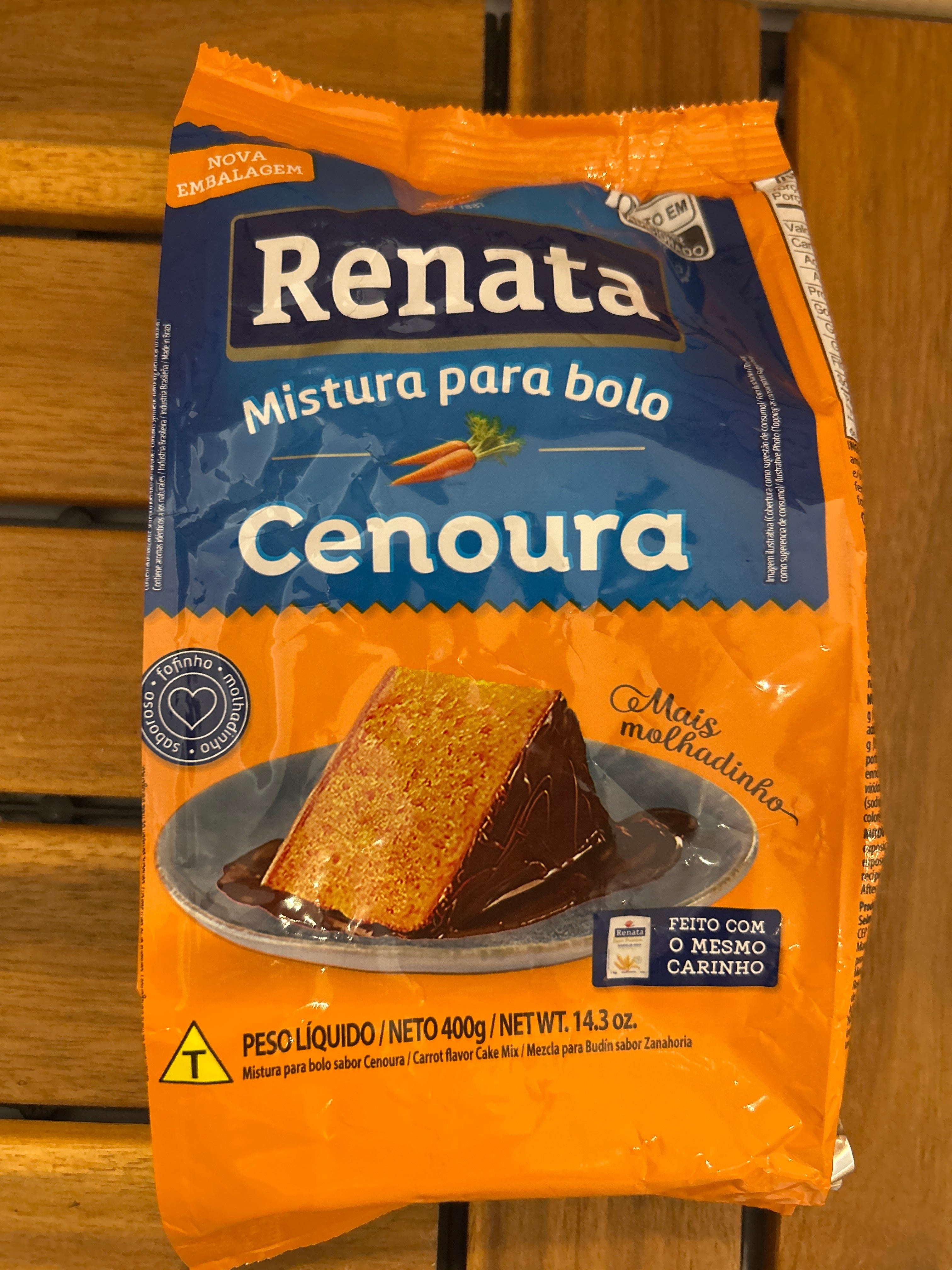 Préparation pour Gâteau à la Carotte (Mistura para Bolo de Cenoura) - RENATA - 400g - Promoção