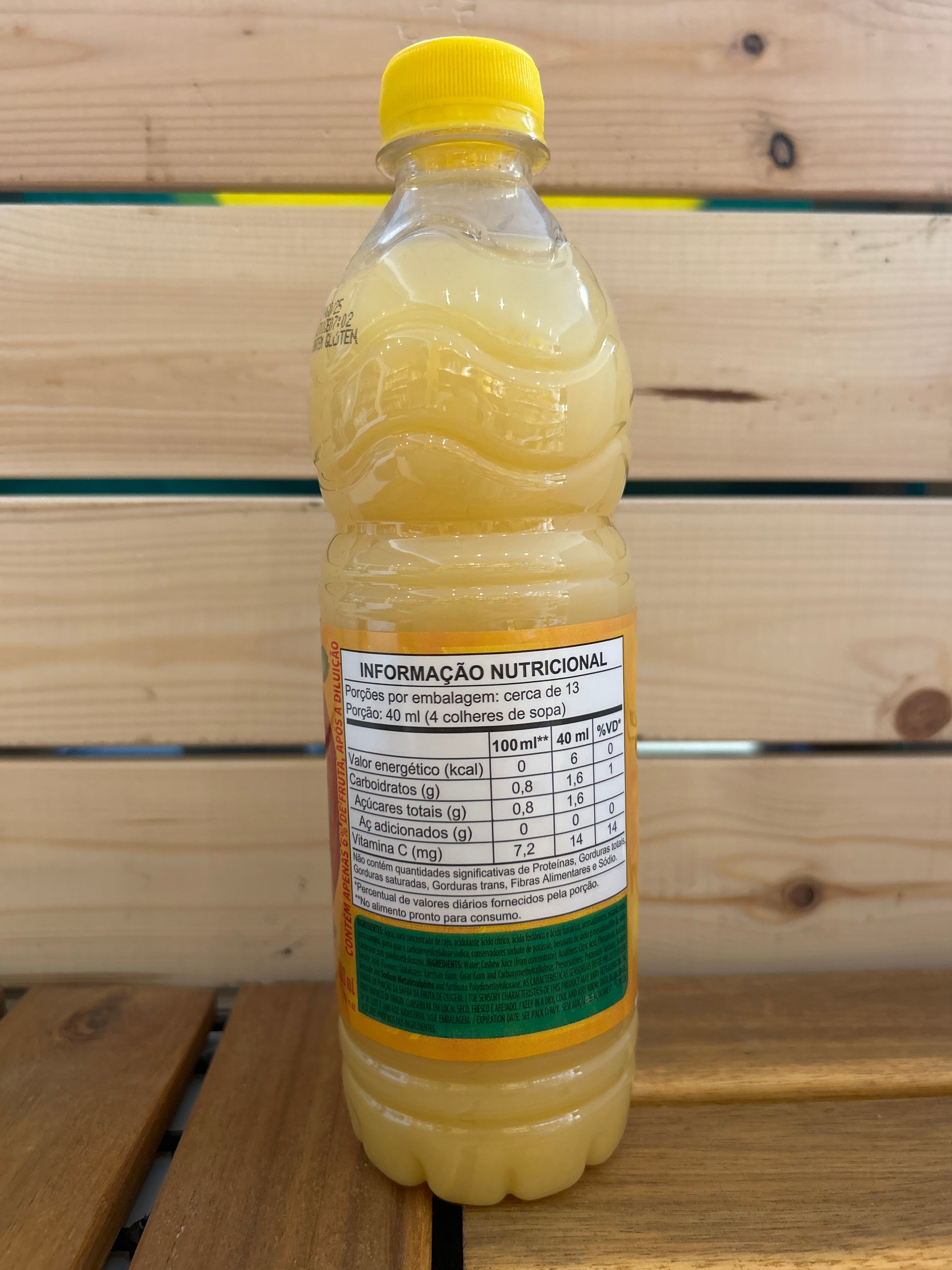 Jus de Fruits concentré (Fruits cajou) (Suco Concentrado de Caju) DAFRUTA - 500 ml