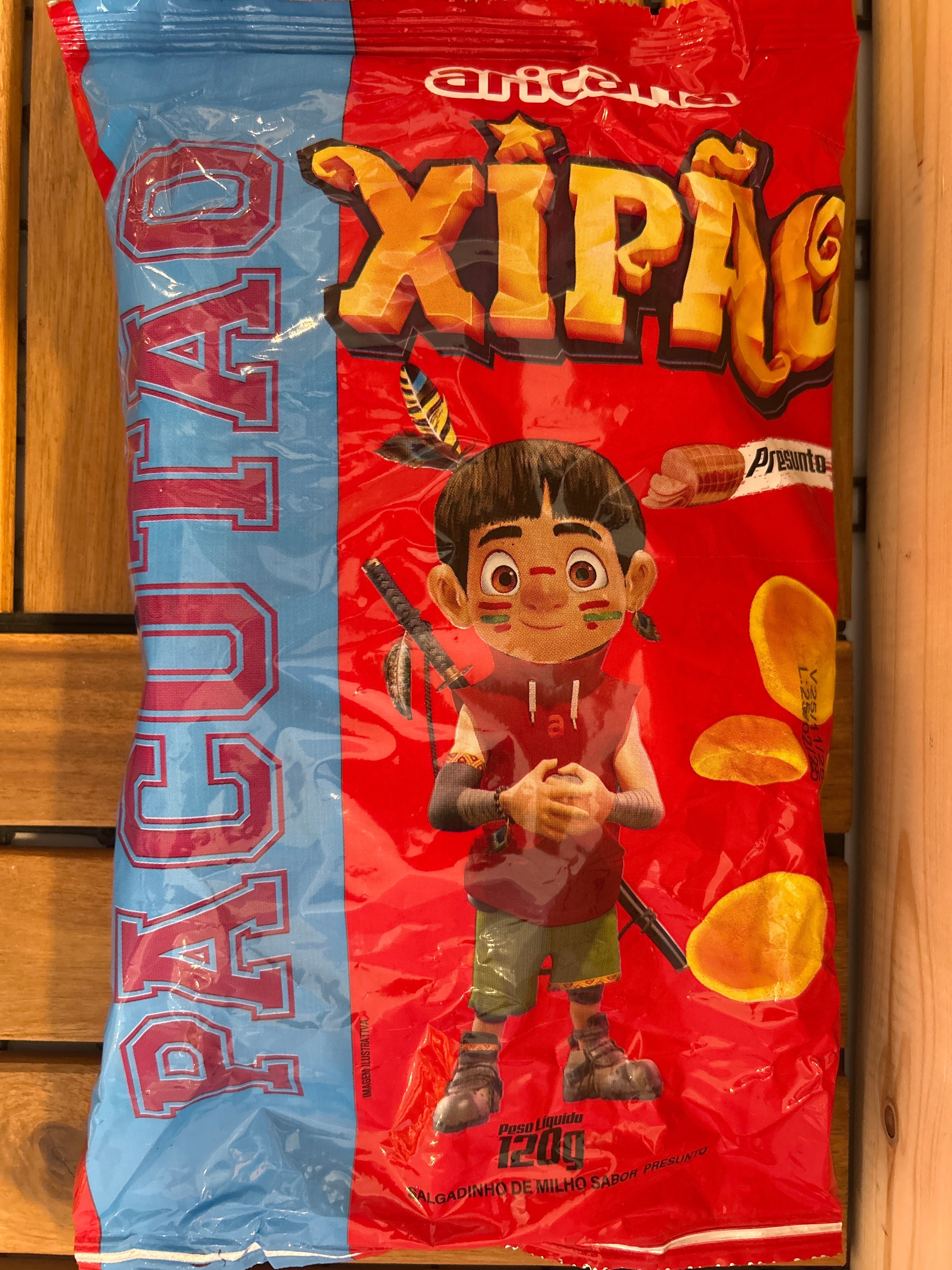 Snack saveur jambon (Salgadinho Xipão Presunto) - ARITANA - 120g