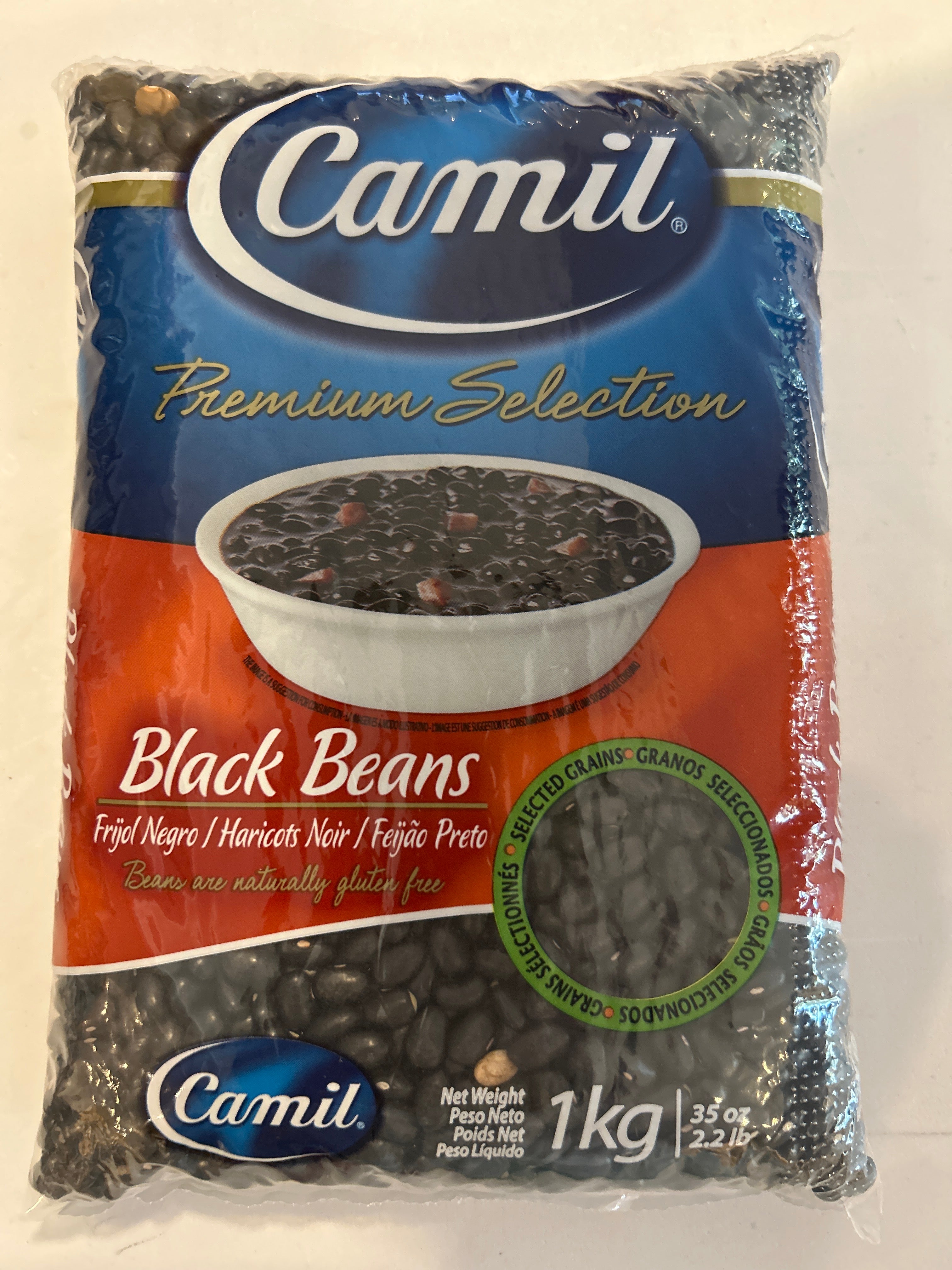 Combo - Haricots Noirs CAMIL - 1kg - Achetez 4 unités et gagnez 10% de réduction