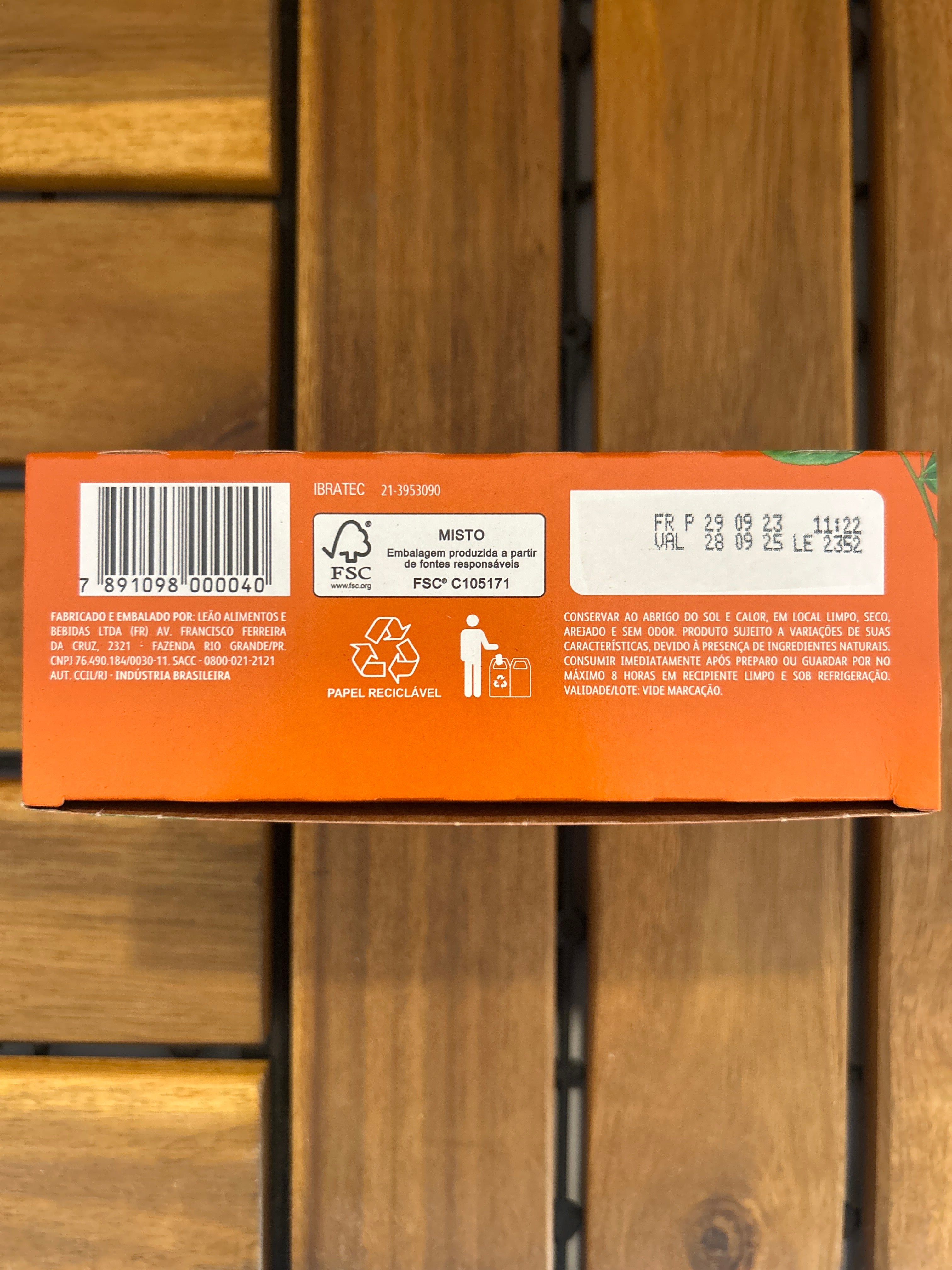 Tisane de maté sachet (Original Matte Tea) - LEÃO - 40g - Contient 25 sachets