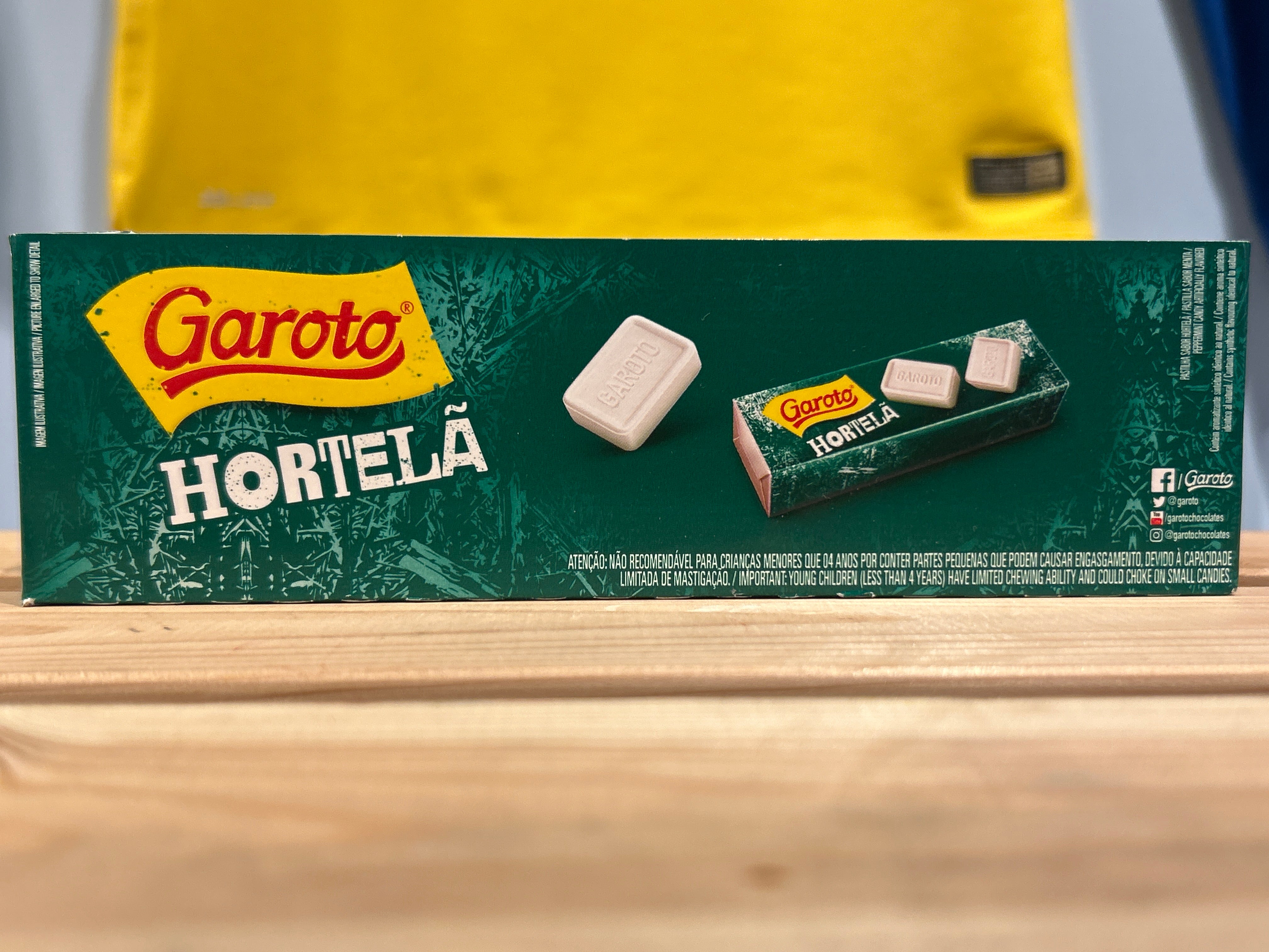 Gomma da masticare alla menta - ( Bala Pastilha di Menta ) - GAROTO - 17g