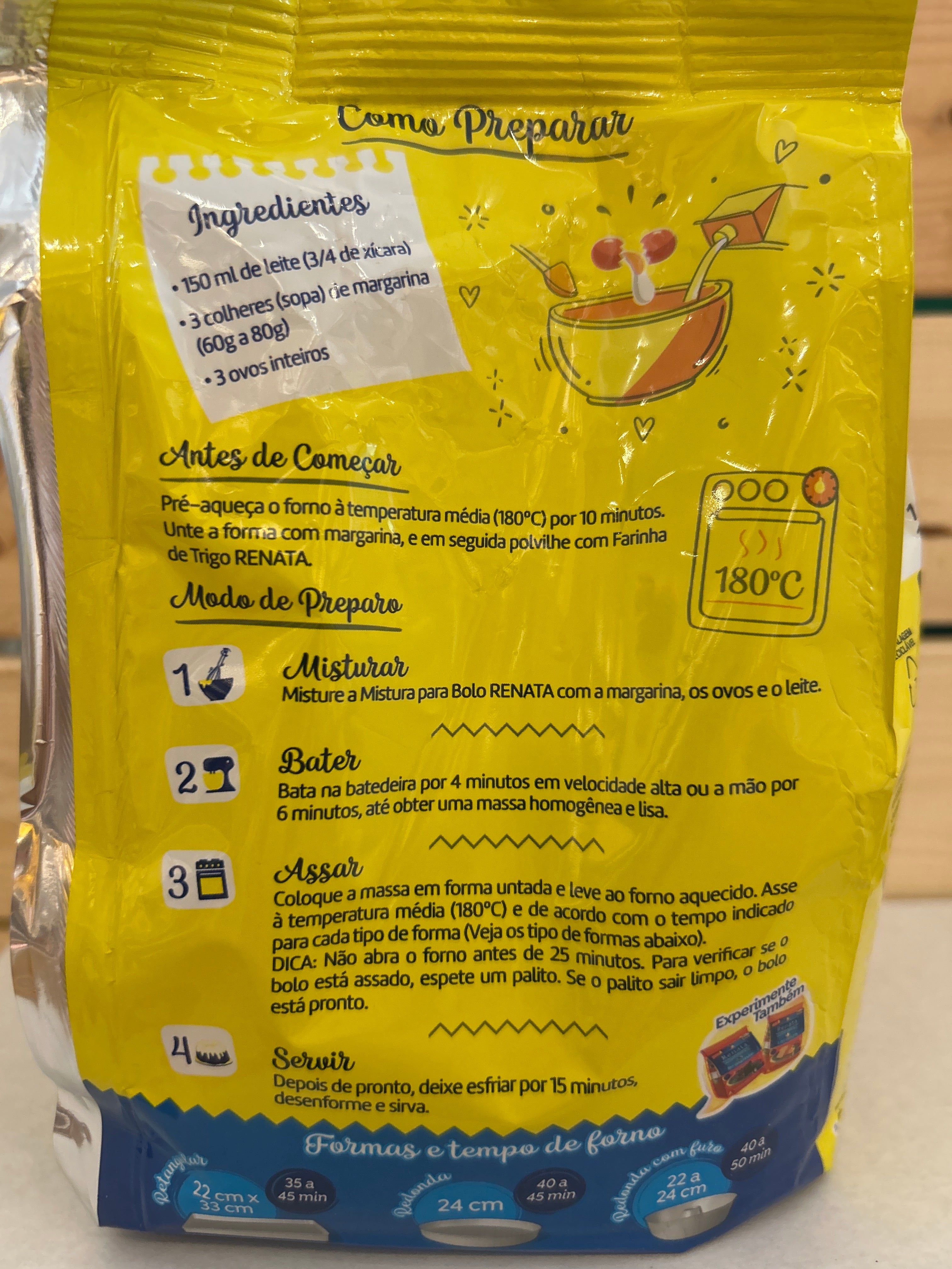 Préparation pour Gâteau à l'Ananas (Mistura para Bolo de Abacaxi)- RENATA - 400g